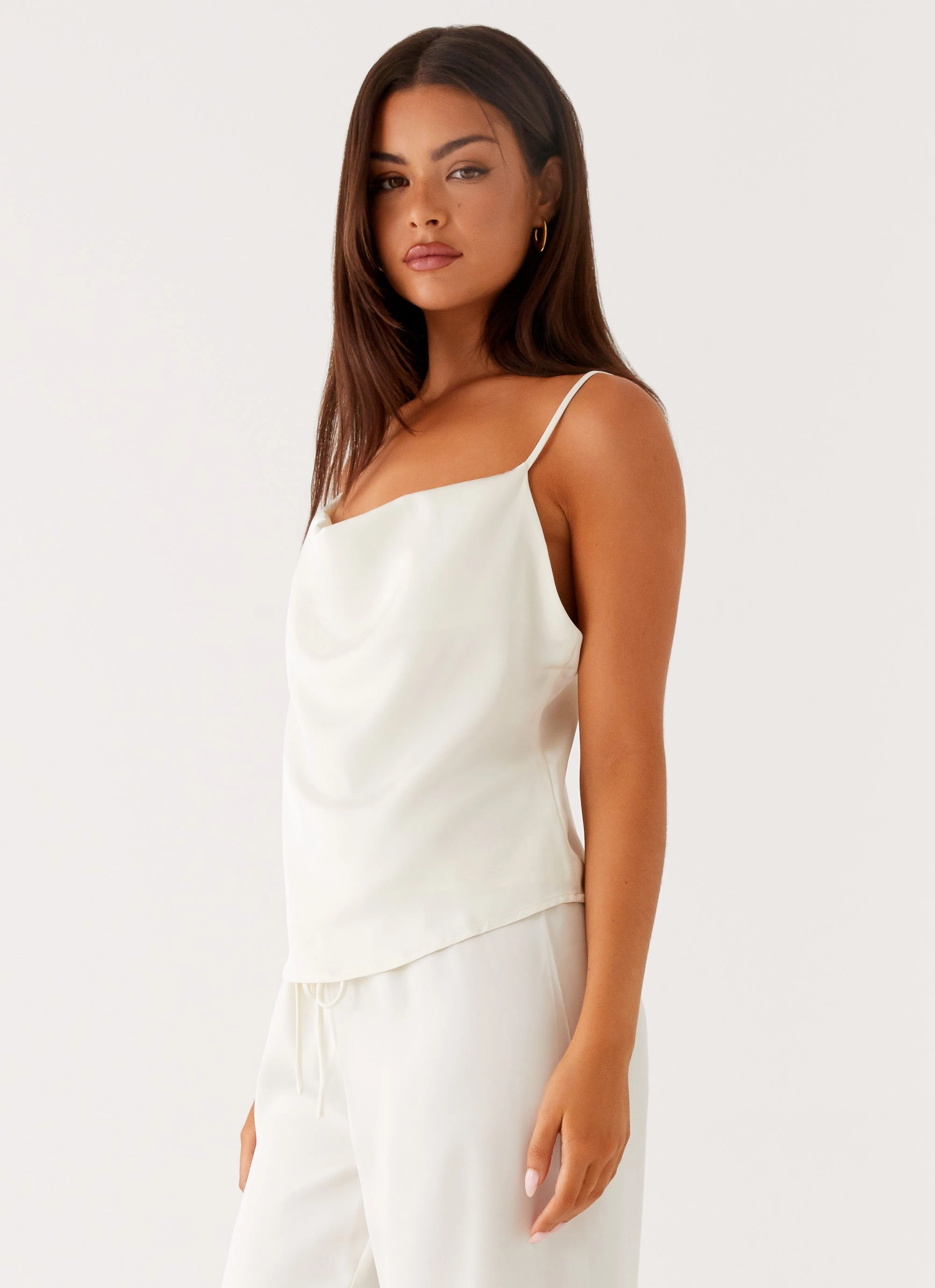 Kaia Cowl Neck Top - Butter Easy to Wear