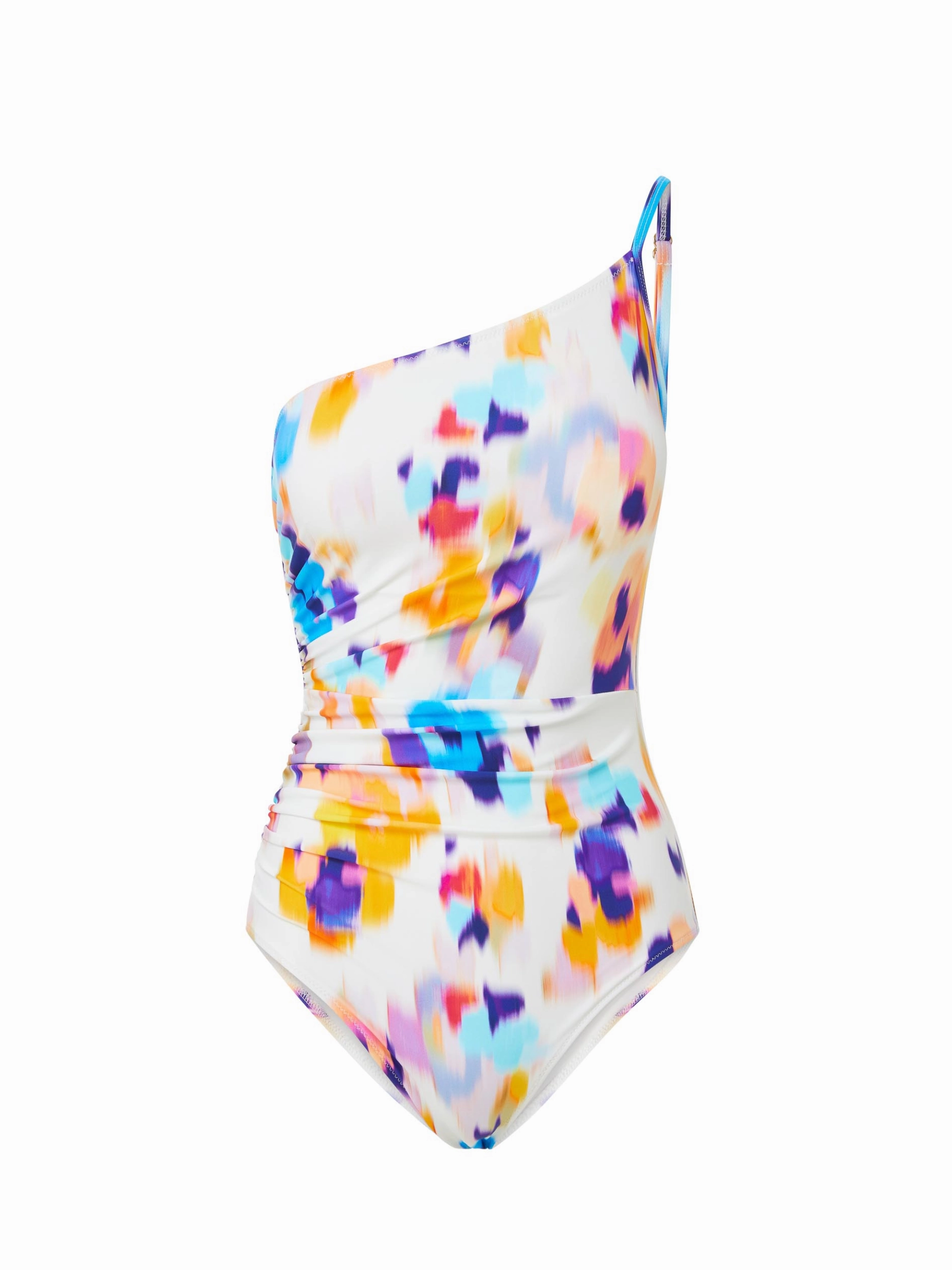 Kara One Piece Floral Ikat Stretch Resistant Panels