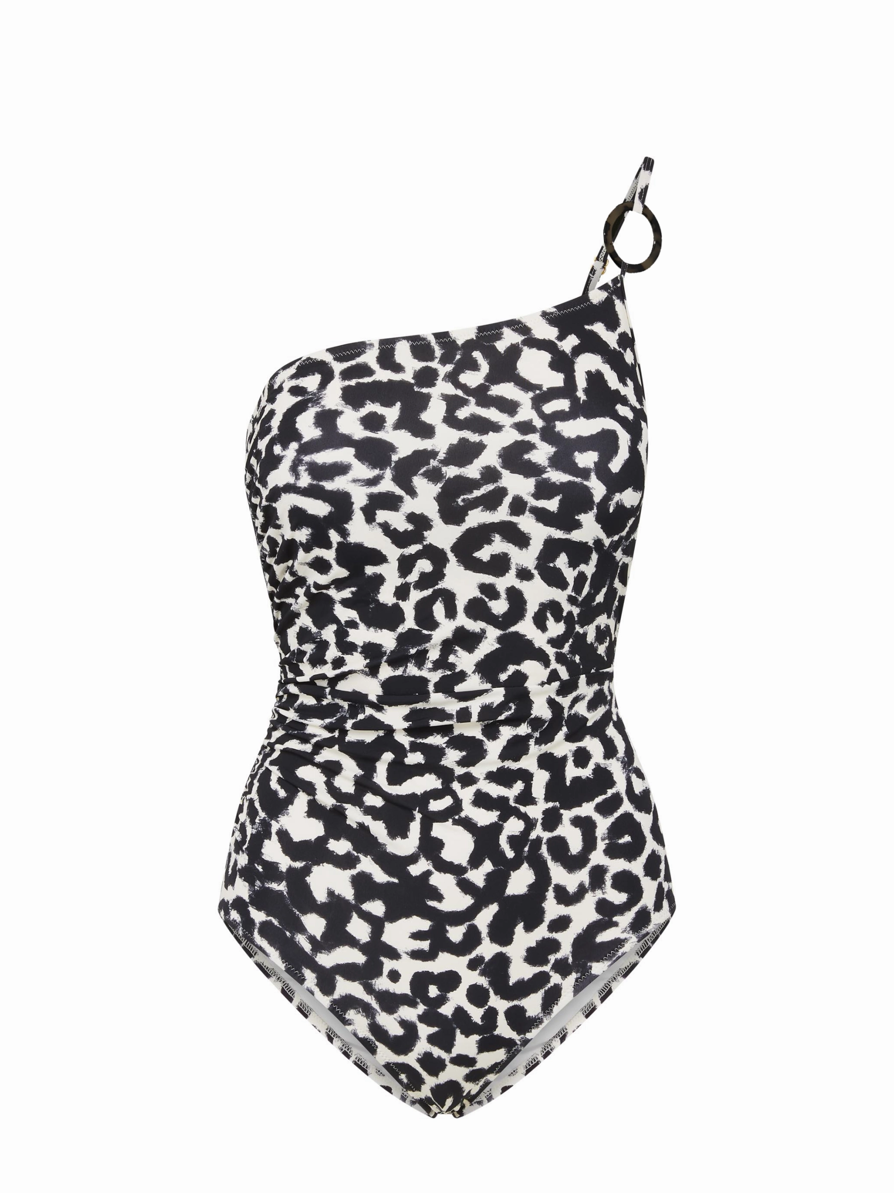 Quick Absorb Drainage Ozone Resistant Fibers Kara One Piece Mia Leopard