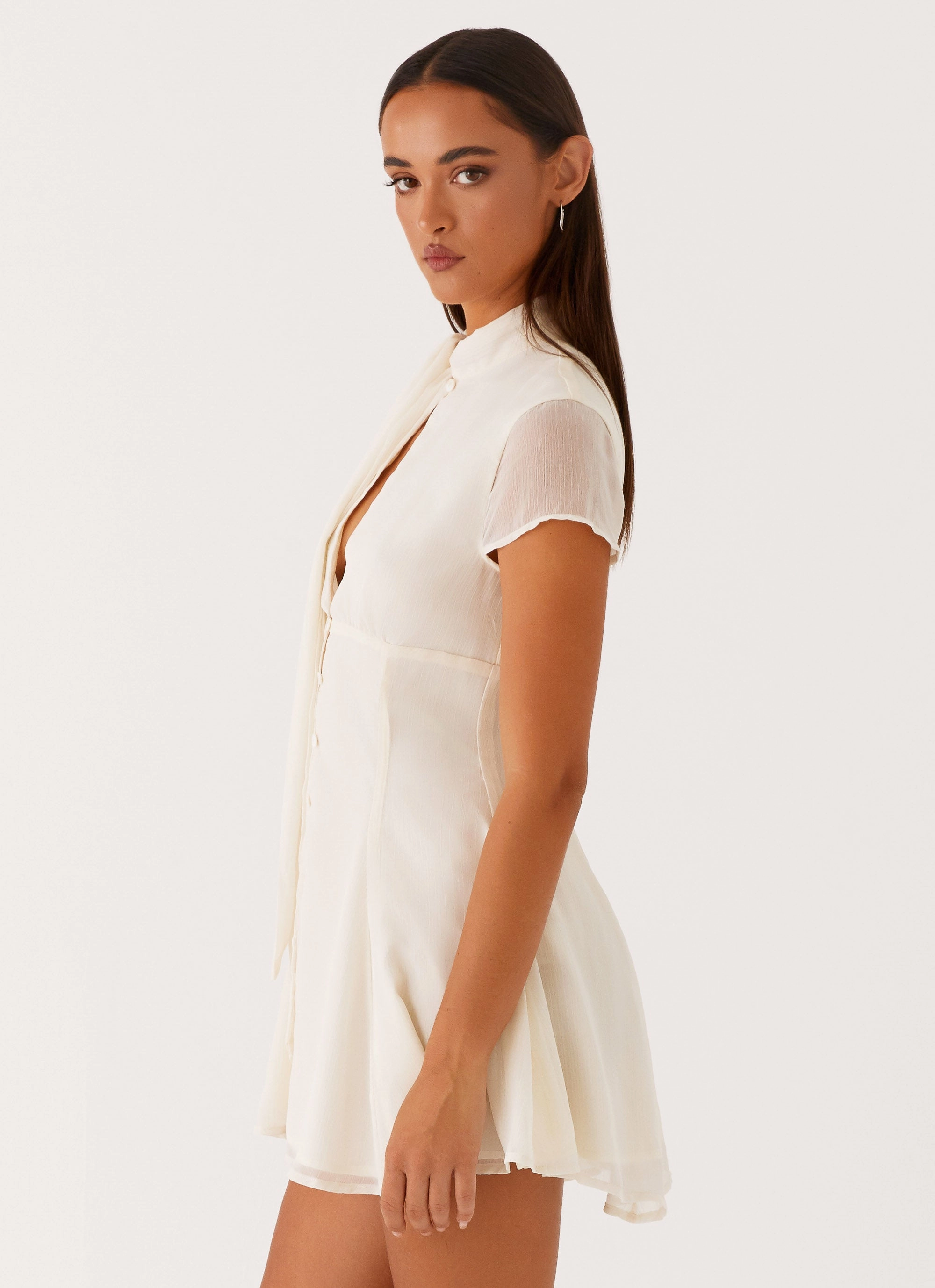 Karling Mini Dress - Ivory Church Proper
