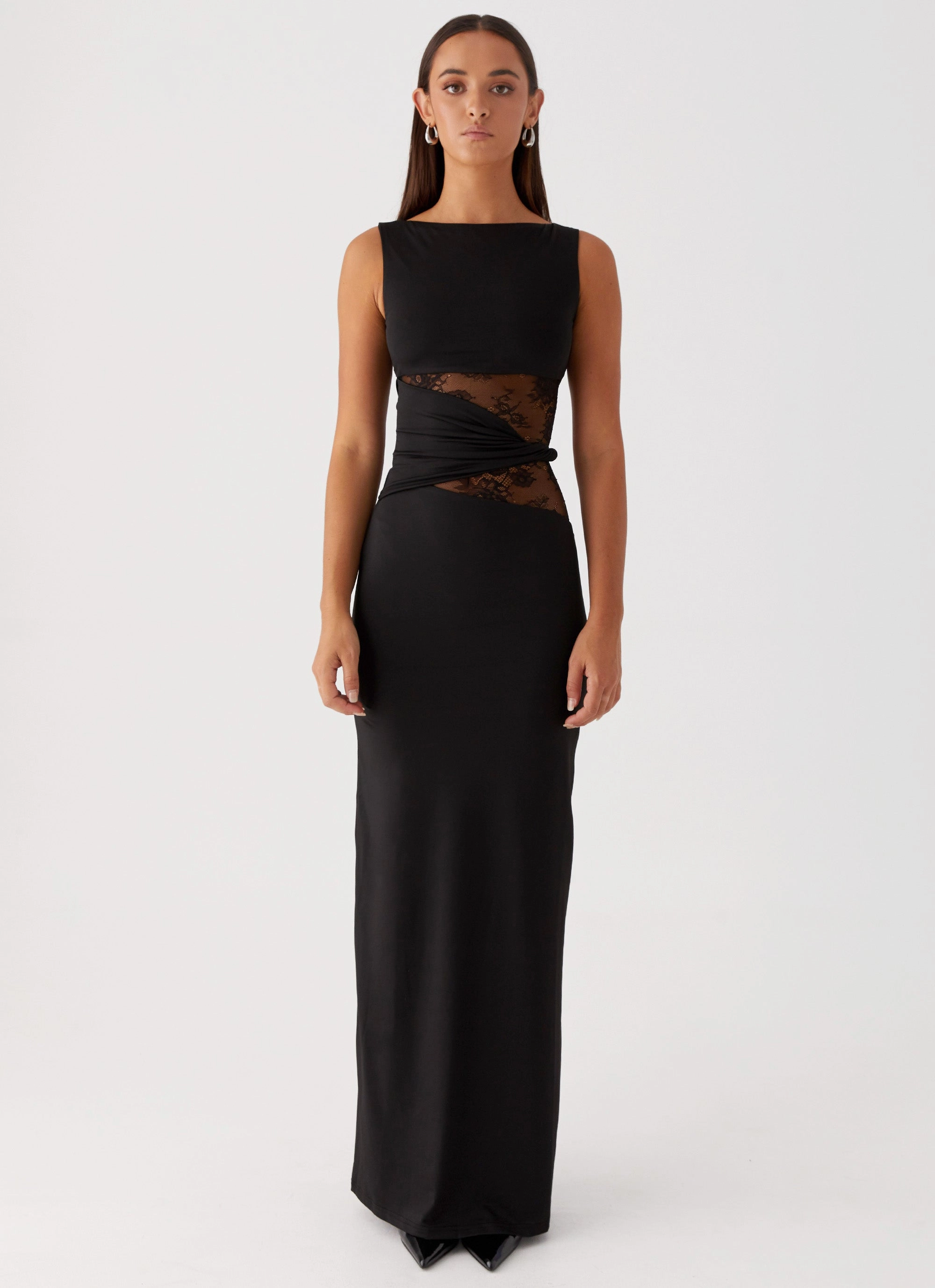 Karma Maxi Dress - Black Casual Tone Gentle Motion