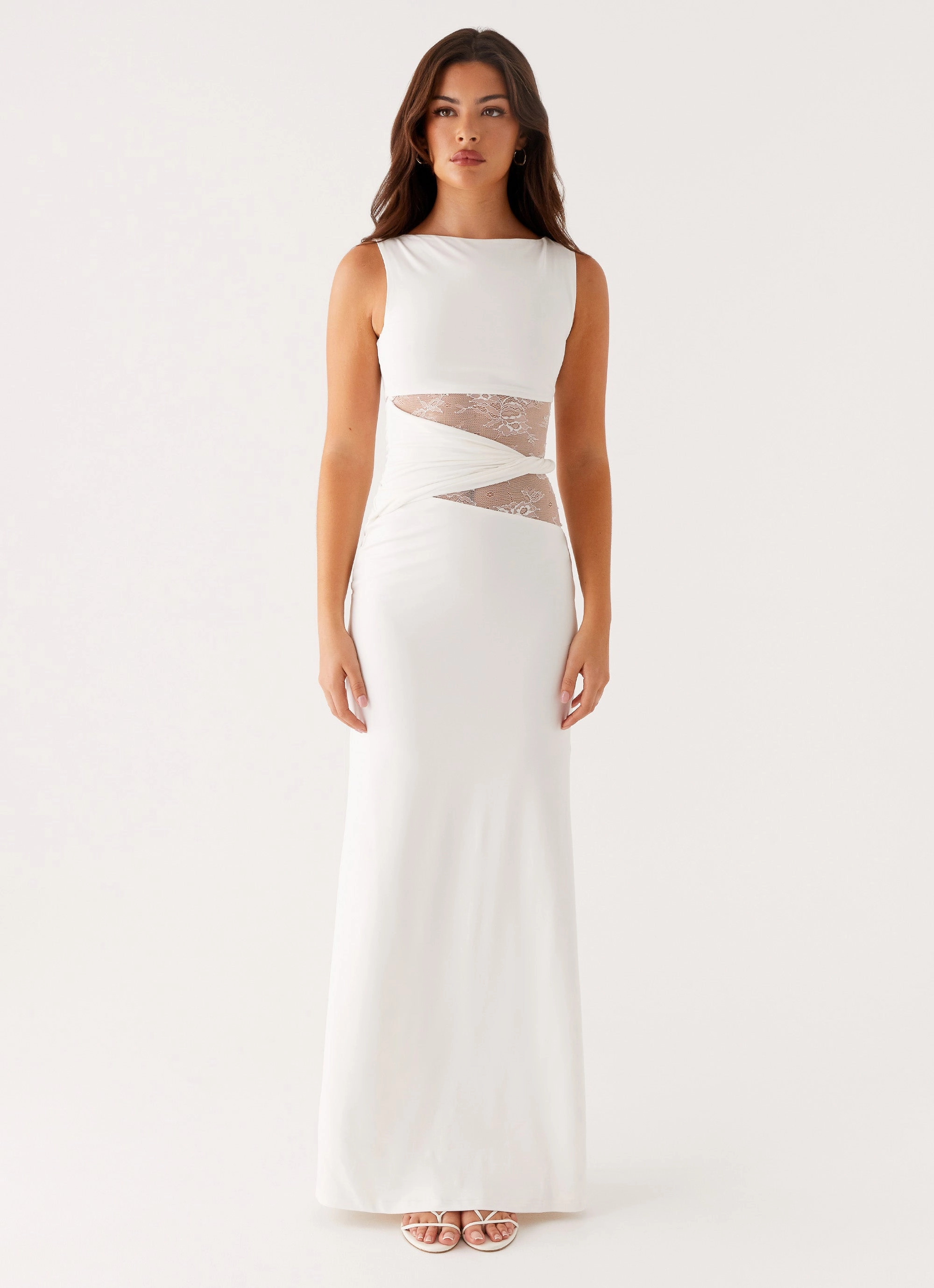 Karma Maxi Dress - White Trendy Look
