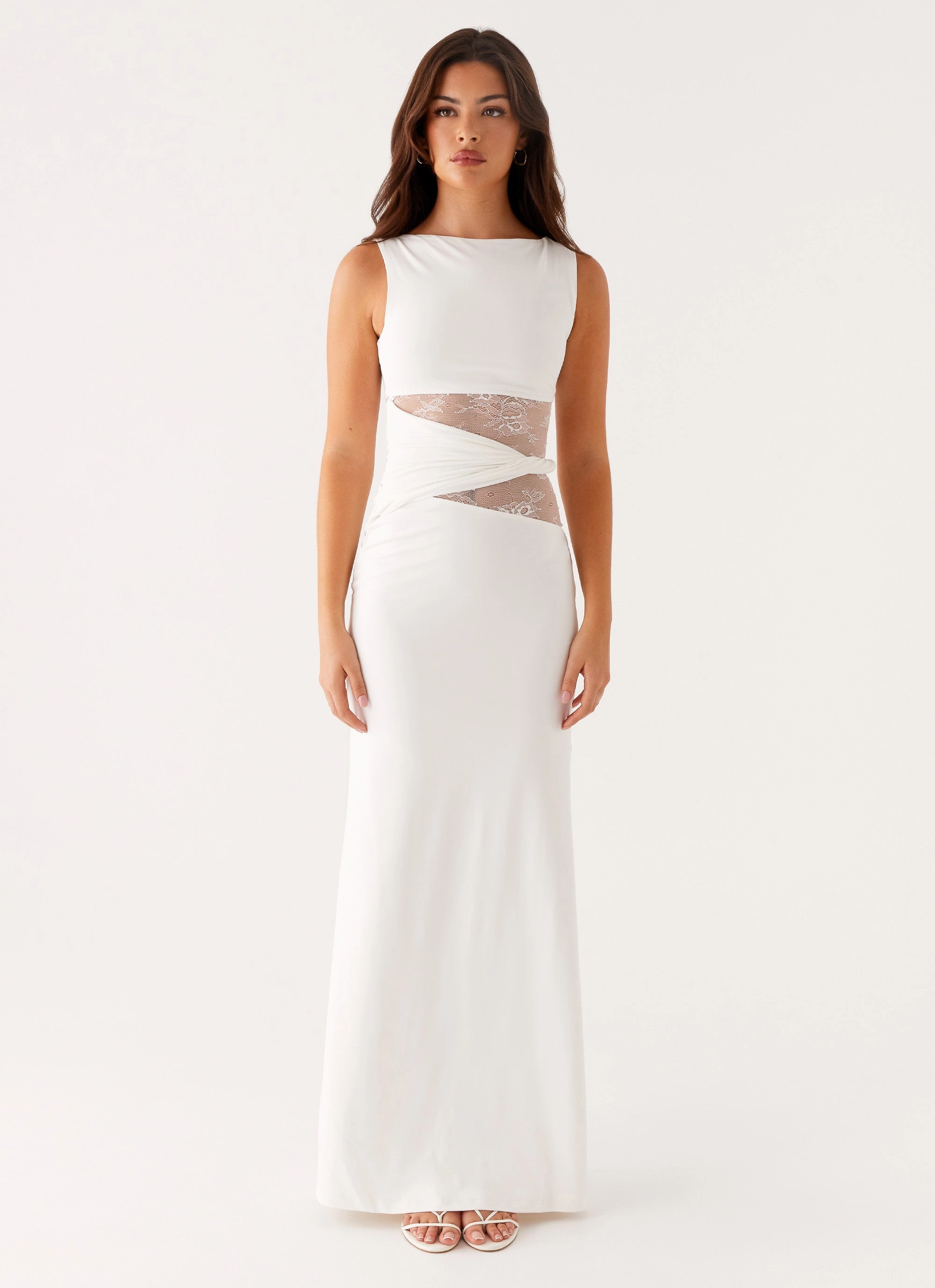 Farm Air Karma Maxi Dress - White