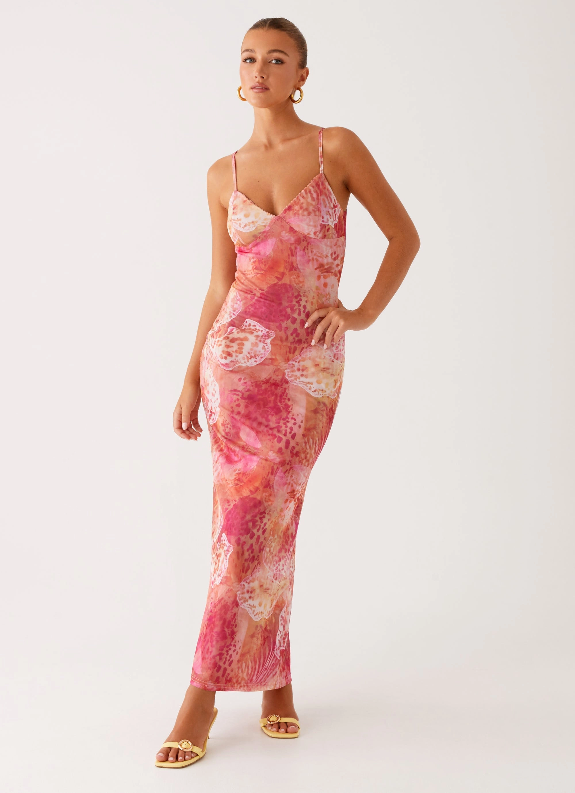 Kasey Midi Dress - Flamingo Fling Work Pairing Classic Move