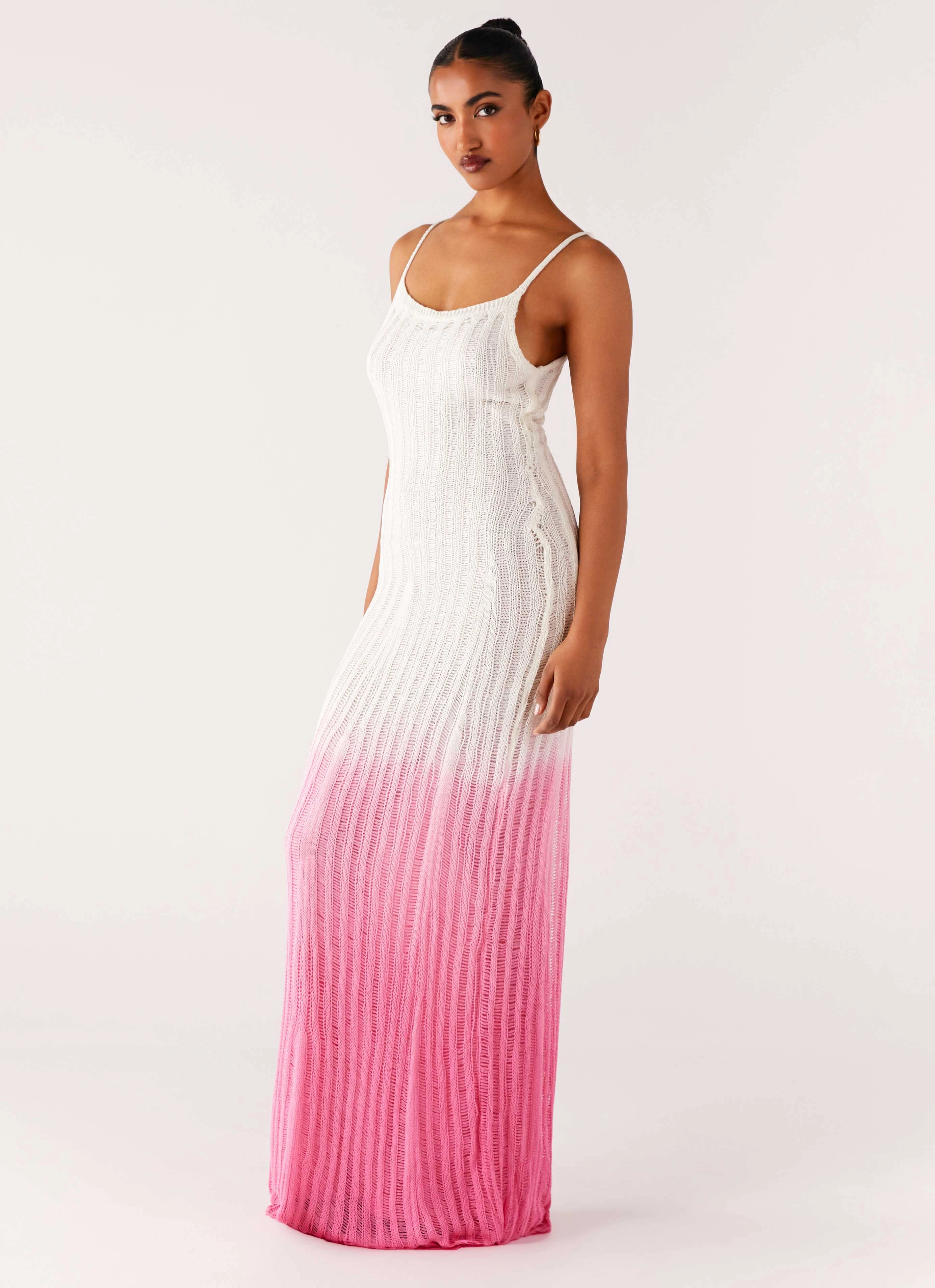 Kiki Maxi Dress - Pink Ombre Bold colors