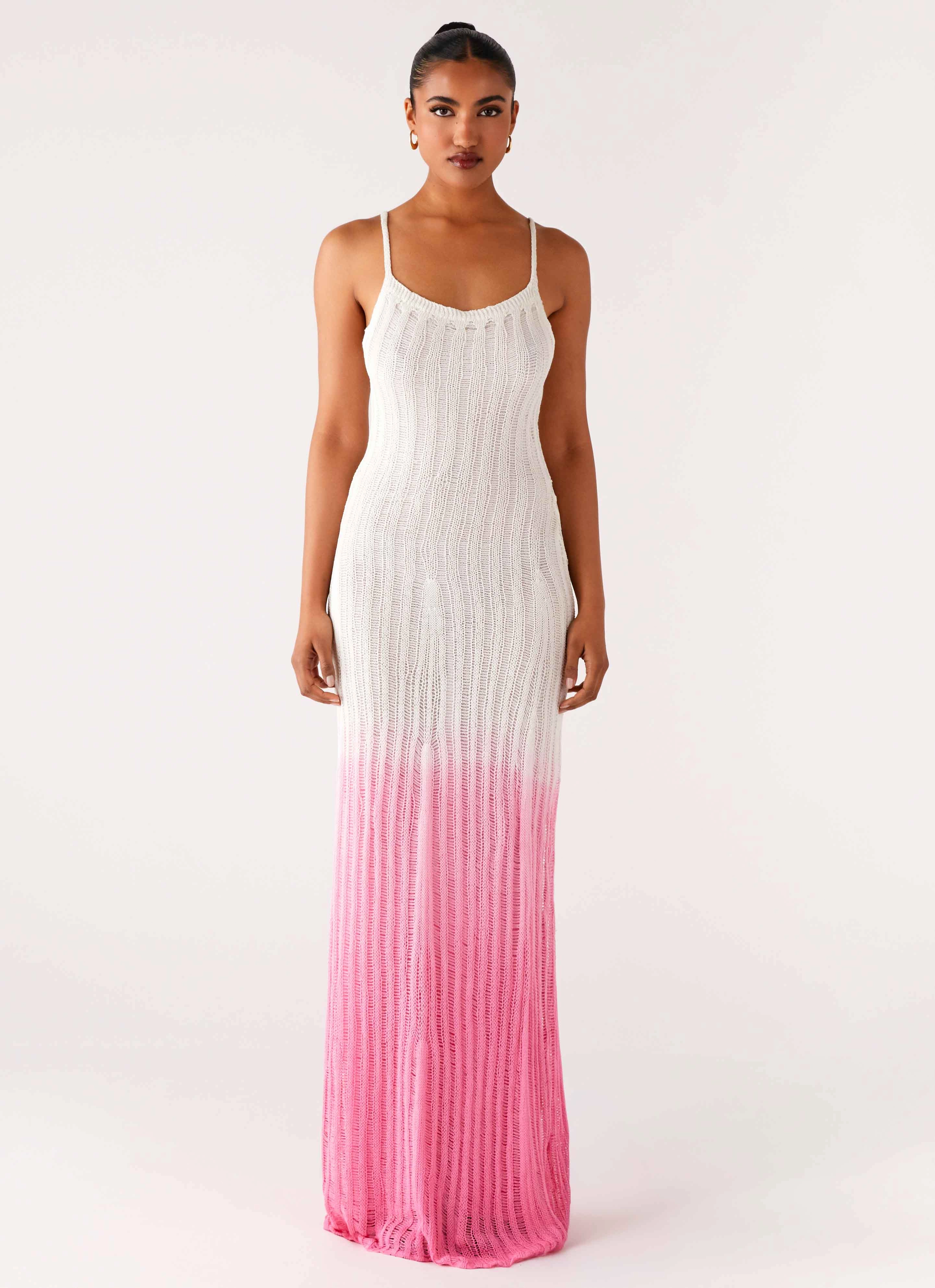 NonChafeSeams Kiki Maxi Dress - Pink Ombre