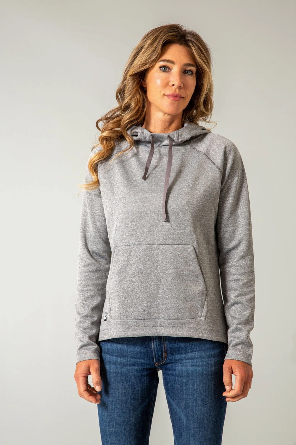 Kimes Ranch Womens Sedona Grey Heather 100% Polyester Hoodie WindResistant Coating