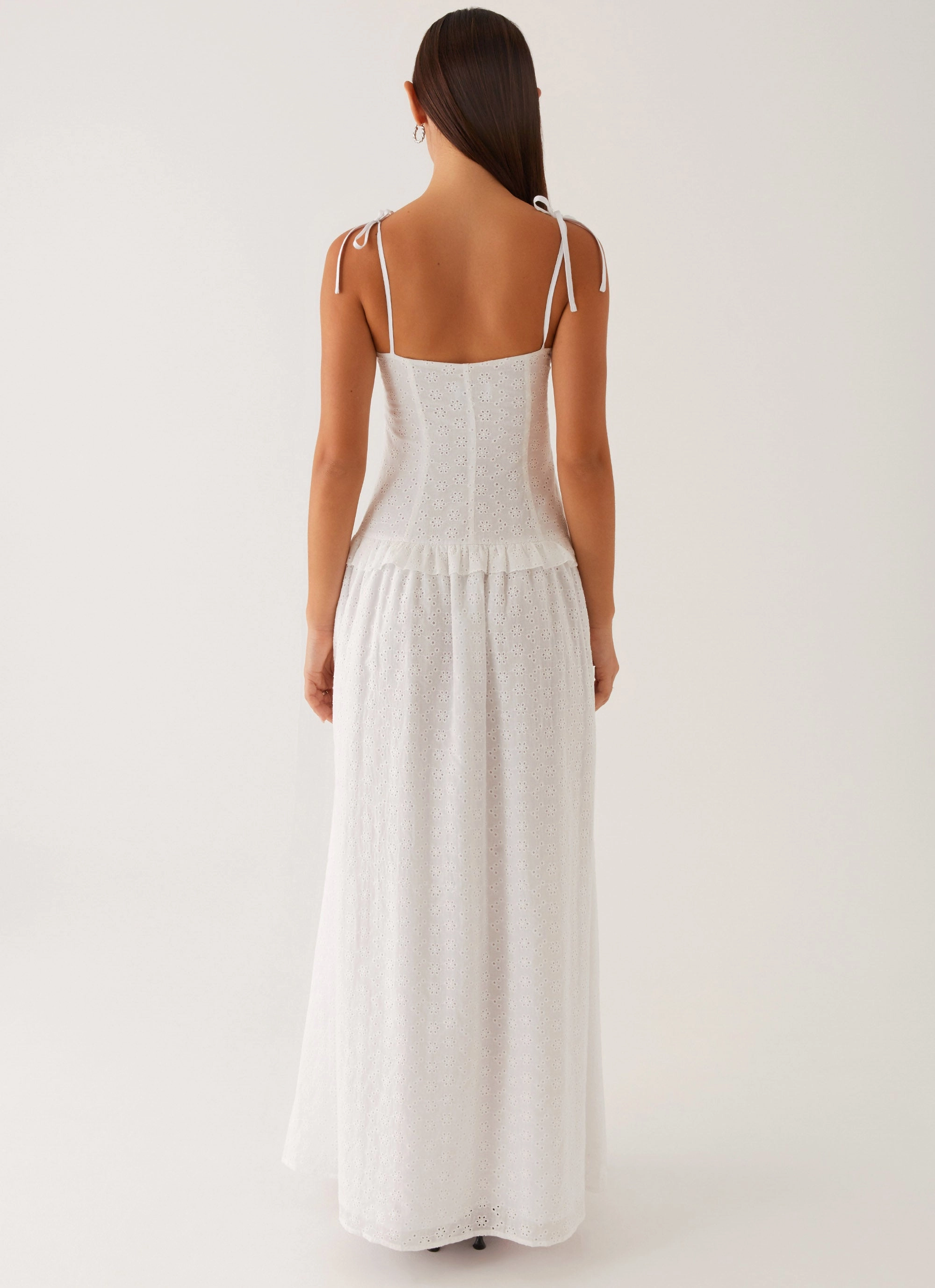 Modern Edge Reveria Twist Maxi Dress - Ivory