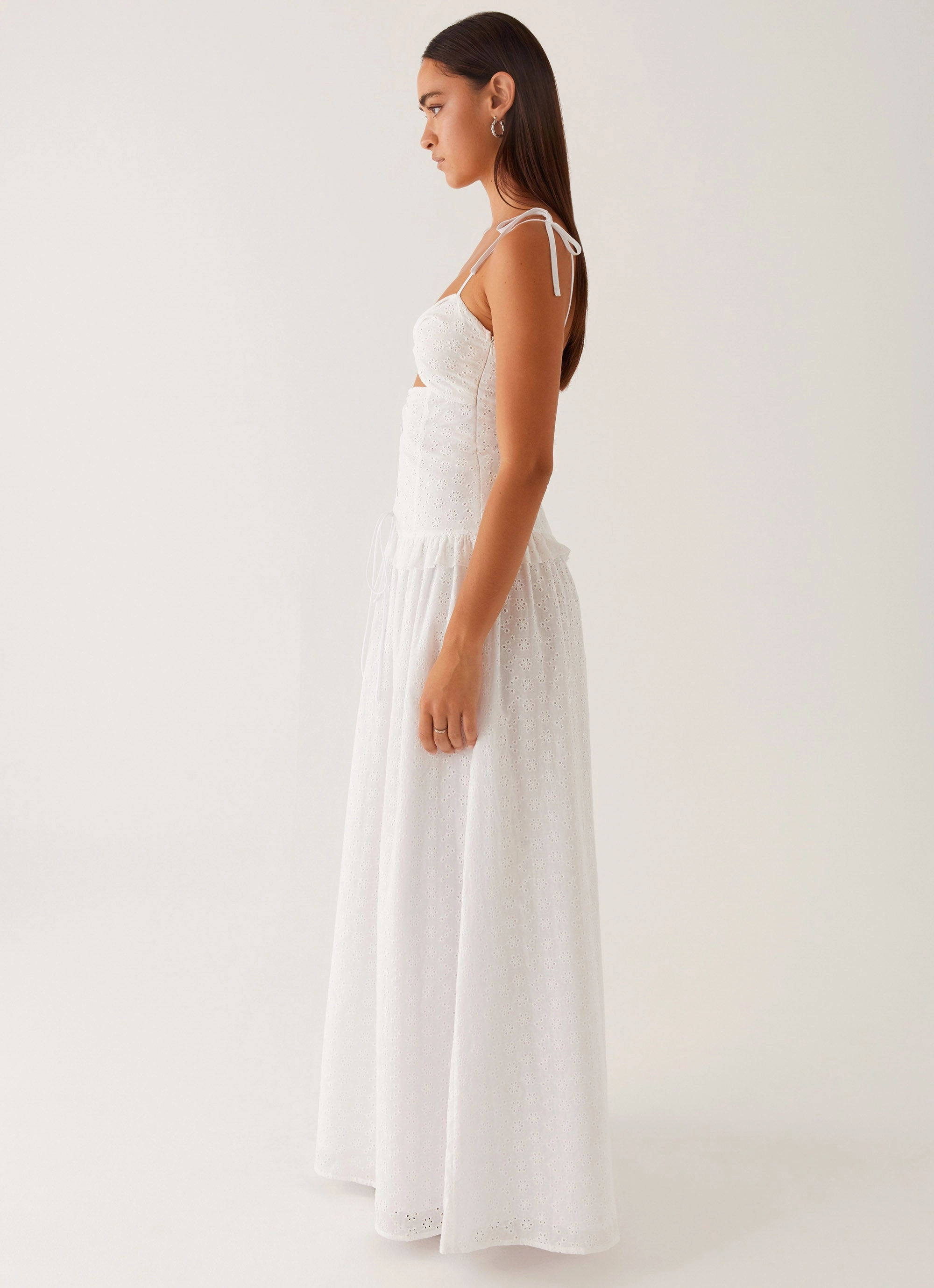 All Look Reveria Twist Maxi Dress - Ivory