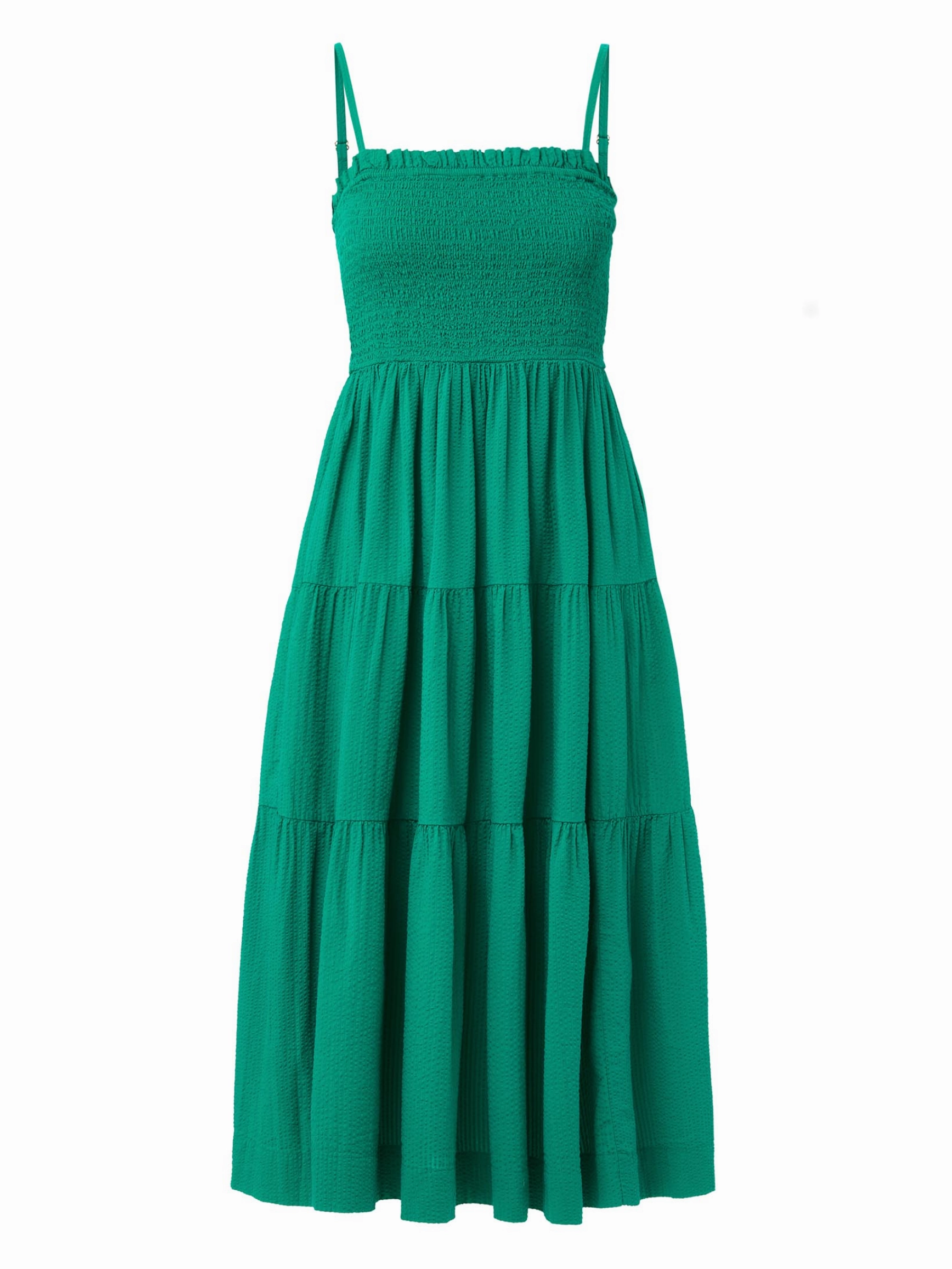 Kristen Dress Emerald Knit Cool