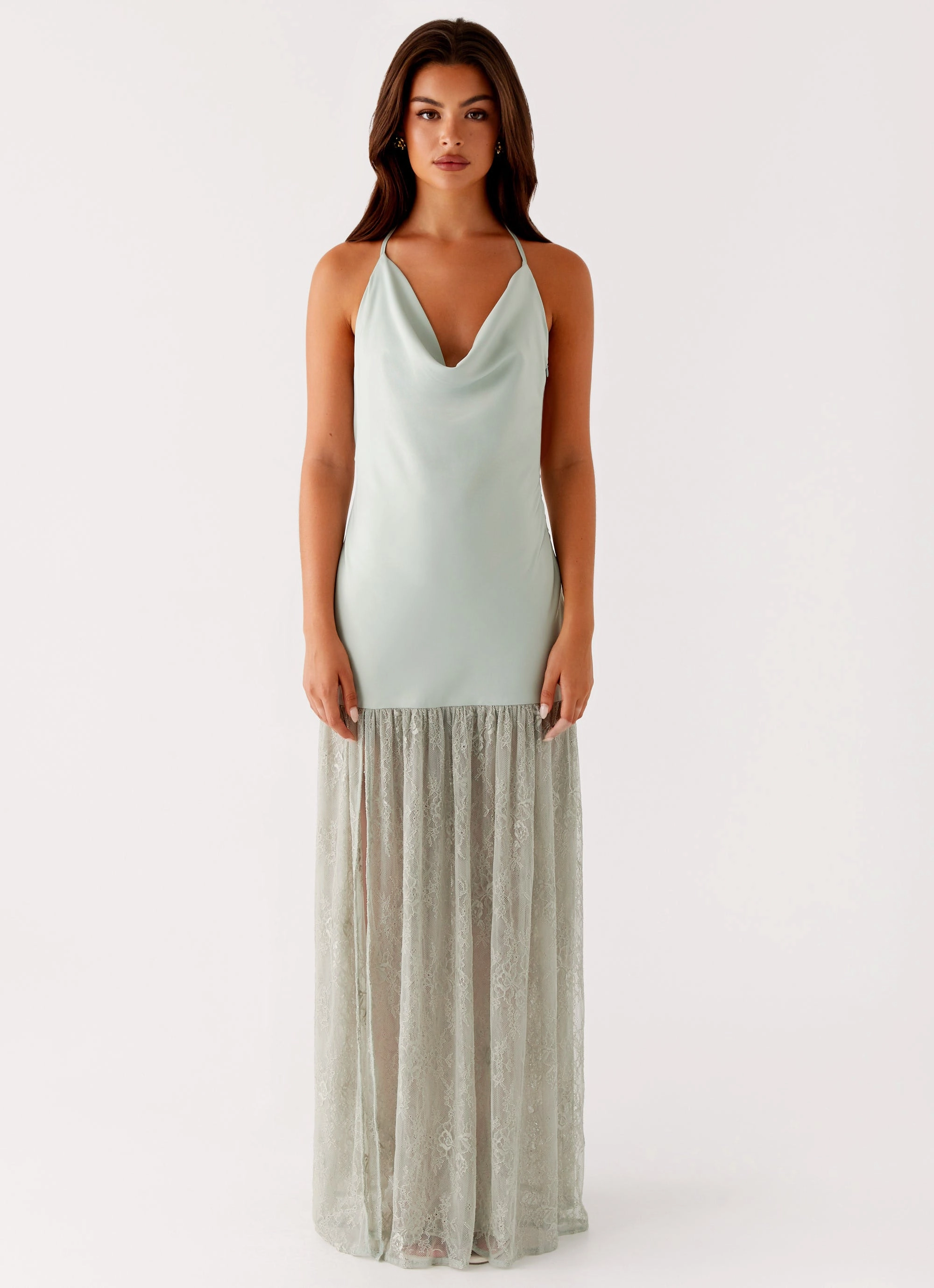 Kylie Maxi Dress - Sage Comfort Layer Wear Flattering Layer