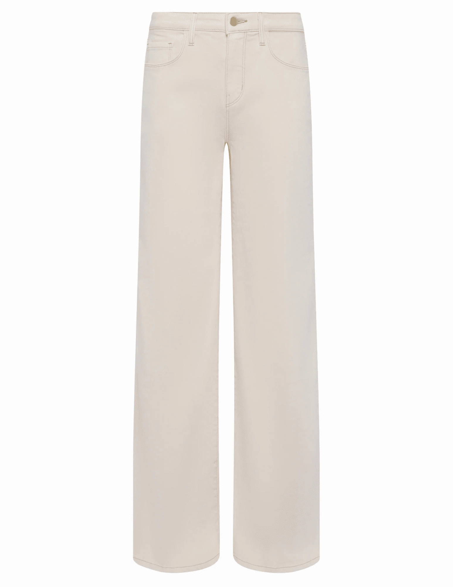 Lightweight Urban Explorer L??AGENCE Alicent High Rise Wide Leg Crop Jeans in Macadamia