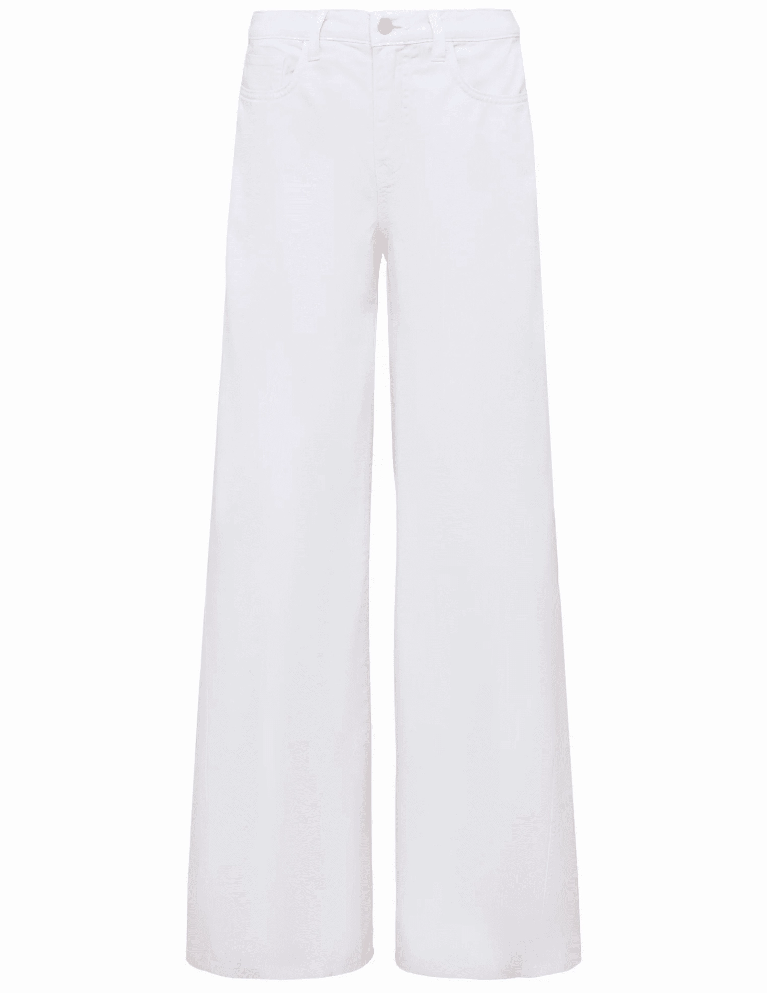 Minimalist Trendy Everyday L??AGENCE Beau T-Seam Wide Leg Jeans in Blanc