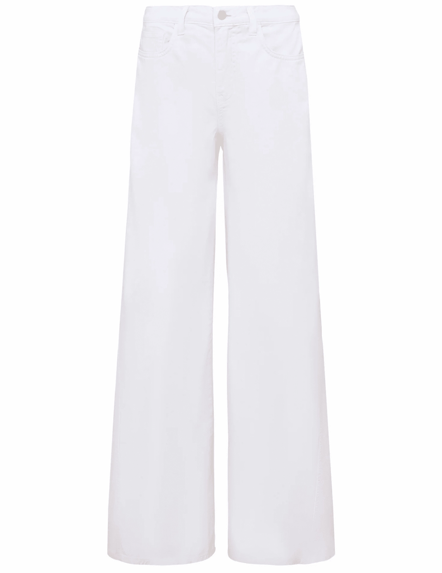 L??AGENCE Beau T-Seam Wide Leg Jeans in Blanc Classic Design
