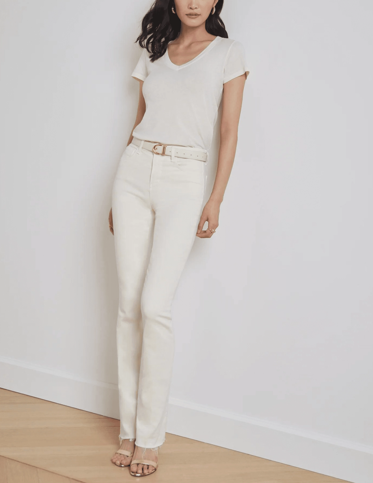 Thermal Insulation L'Agence Becca V-Neck Tee