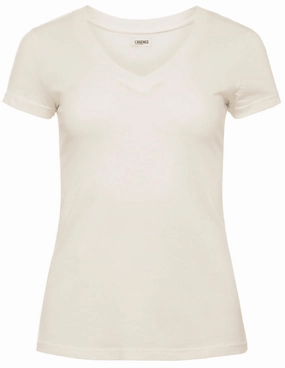 Eco Conscious Production Light and Cozy L'Agence Becca V-Neck Tee
