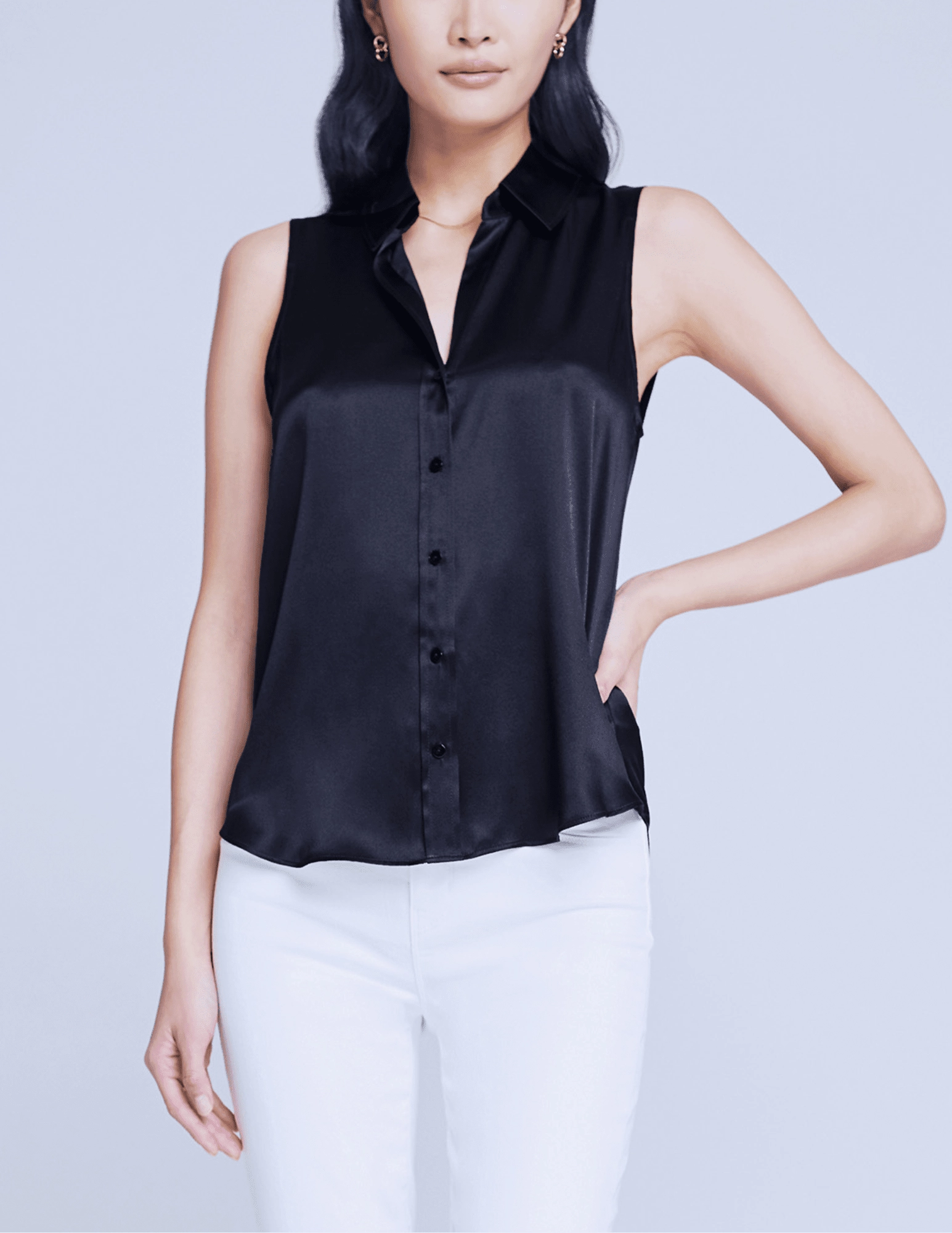 Casual Layer L'Agence Emmy Sleeveless Blouse