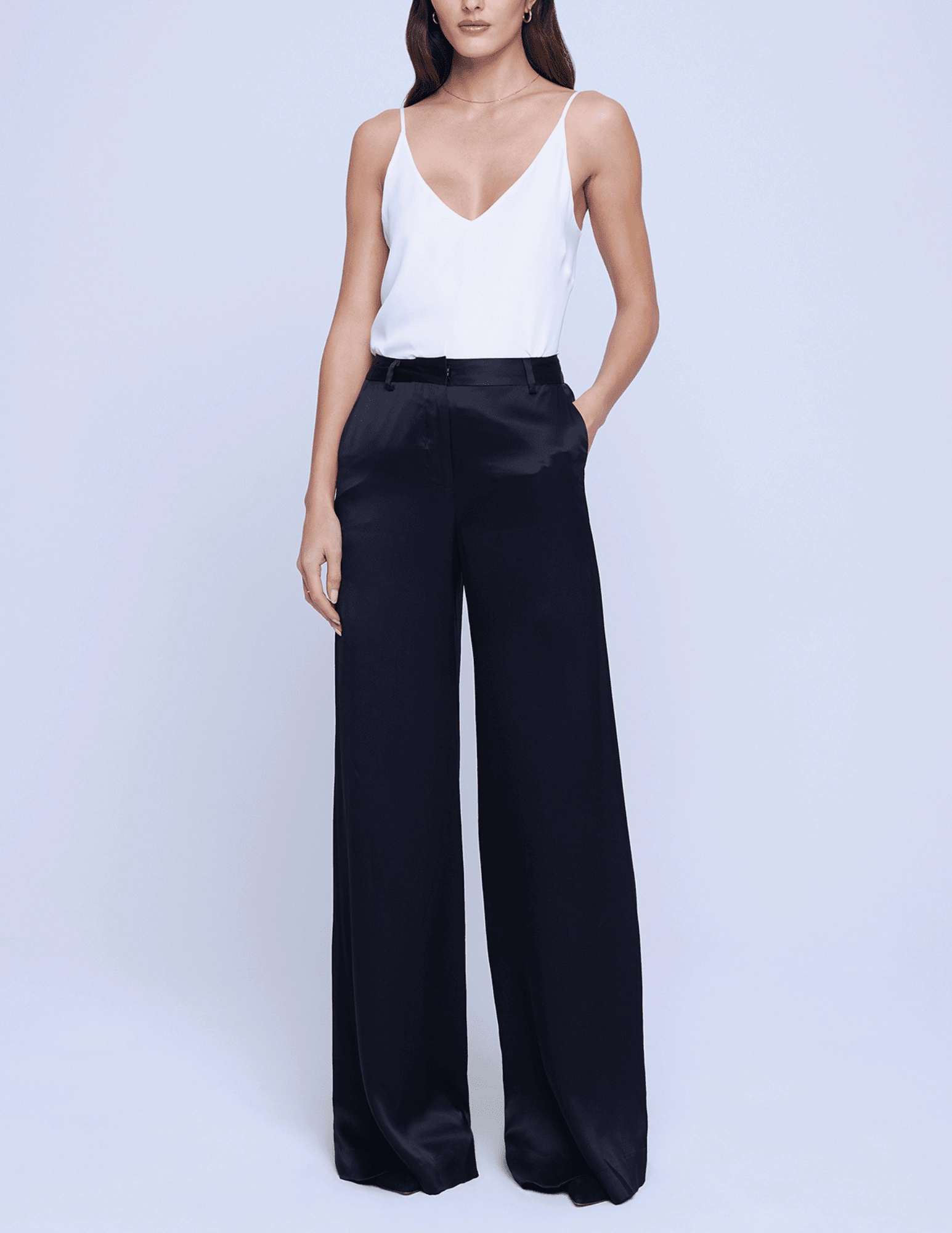 EcoFriendlyMaterials L'Agence Gavin Wide Leg Pant