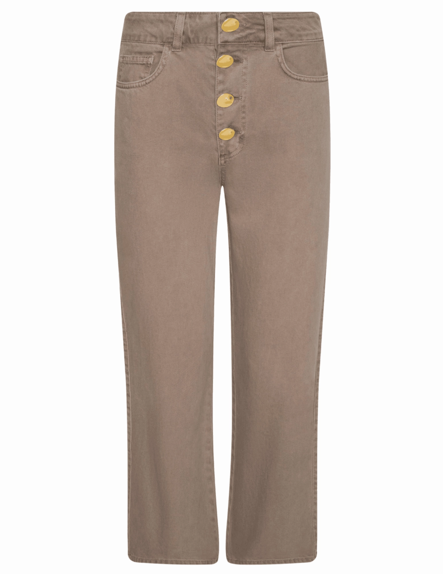 L??AGENCE Liora High Rise Cropped Jeans in Dark Cappuccino Modern Edge Airy Feel