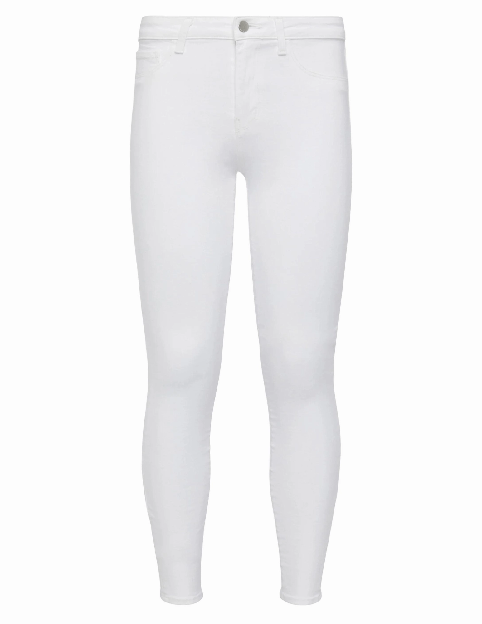 L'AGENCE Margot High Rise Skinny Jean in Blanc Spring Mood Smooth Work Meeting