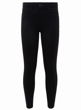 L'Agence Margot High Rise Skinny Jean In Noir Everyday Pick