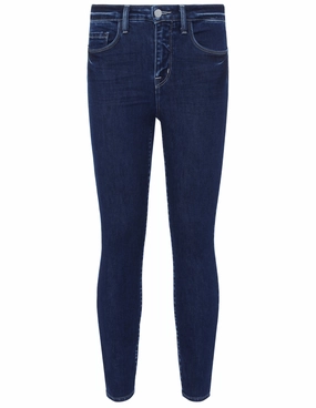L??AGENCE Margot High Rise Skinny Jeans In 4am Low Effort