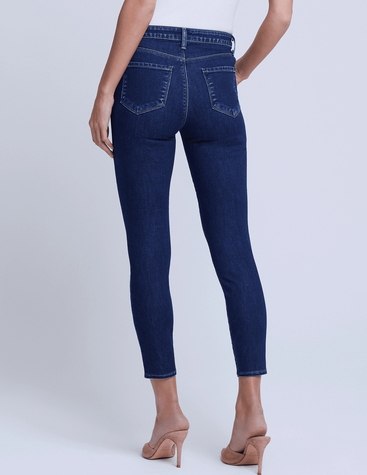 Comfy Waistband L??AGENCE Margot High Rise Skinny Jeans In 4am