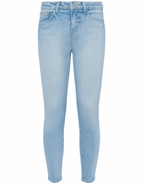 Trendy Evening Stroll Day To Night L'AGENCE Margot High Rise Skinny Jeans in Porter