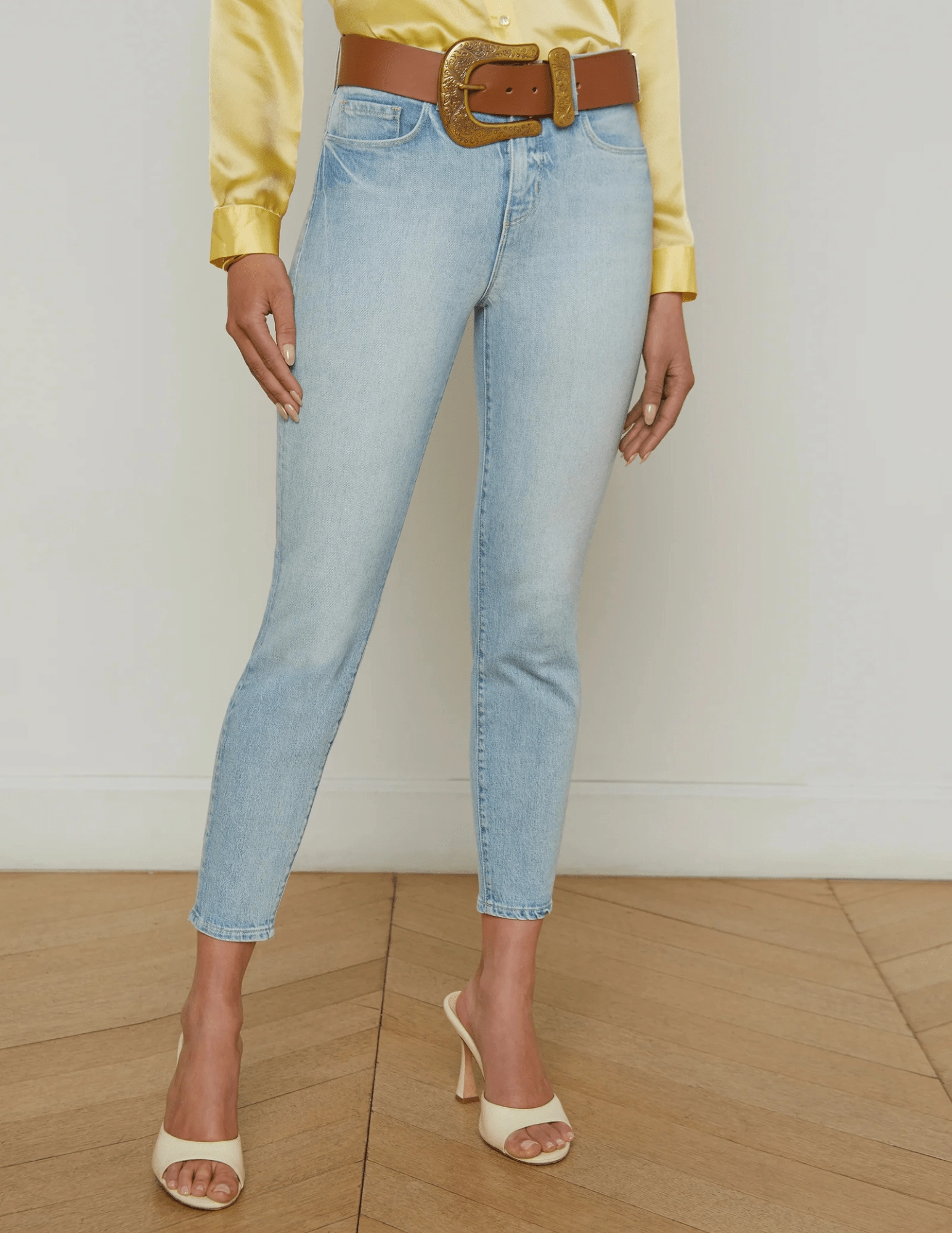 L'AGENCE Margot High Rise Skinny Jeans in Porter Versatile Layer