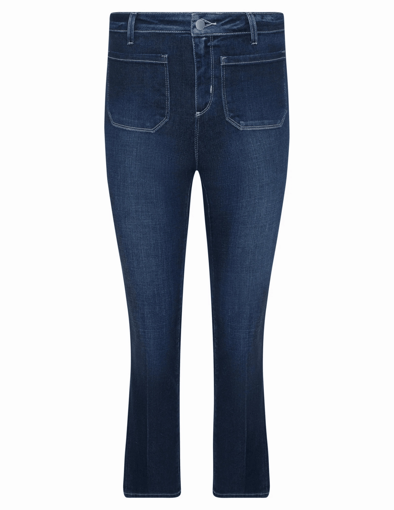 Active Ready L'Agence Noya Cropped Slim Flare Jeans in Sterling