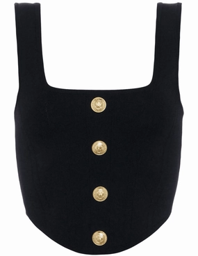 slim fit seaborne L'Agence Saga Square Neck Bustier Top