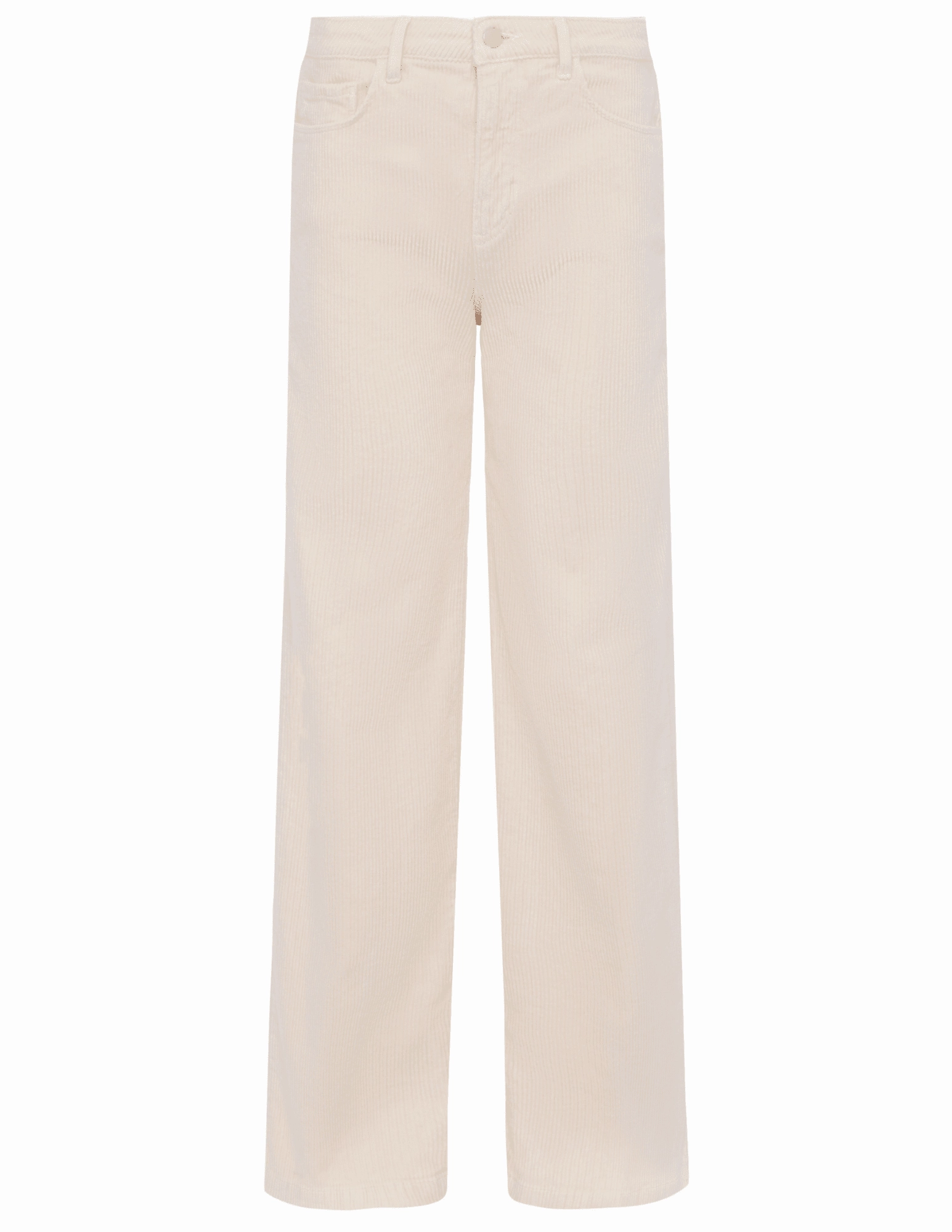 Simple Attire Fit And Easy L'AGENCE Scottie Corduroy High Rise Wide Leg Jeans in French Vanilla