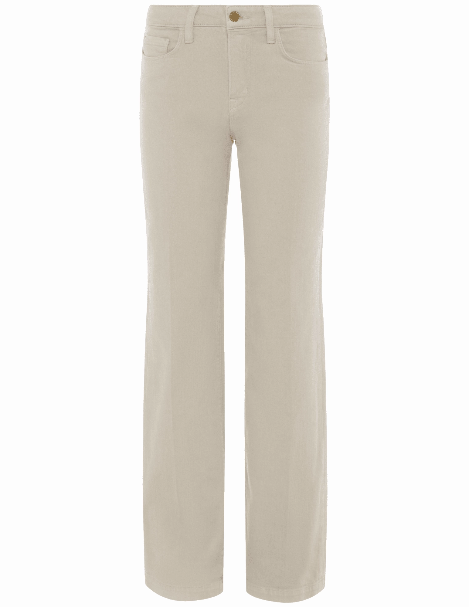 Trendy Apparel L'AGENCE Scottie High Rise Wide Leg Jeans in Biscuit