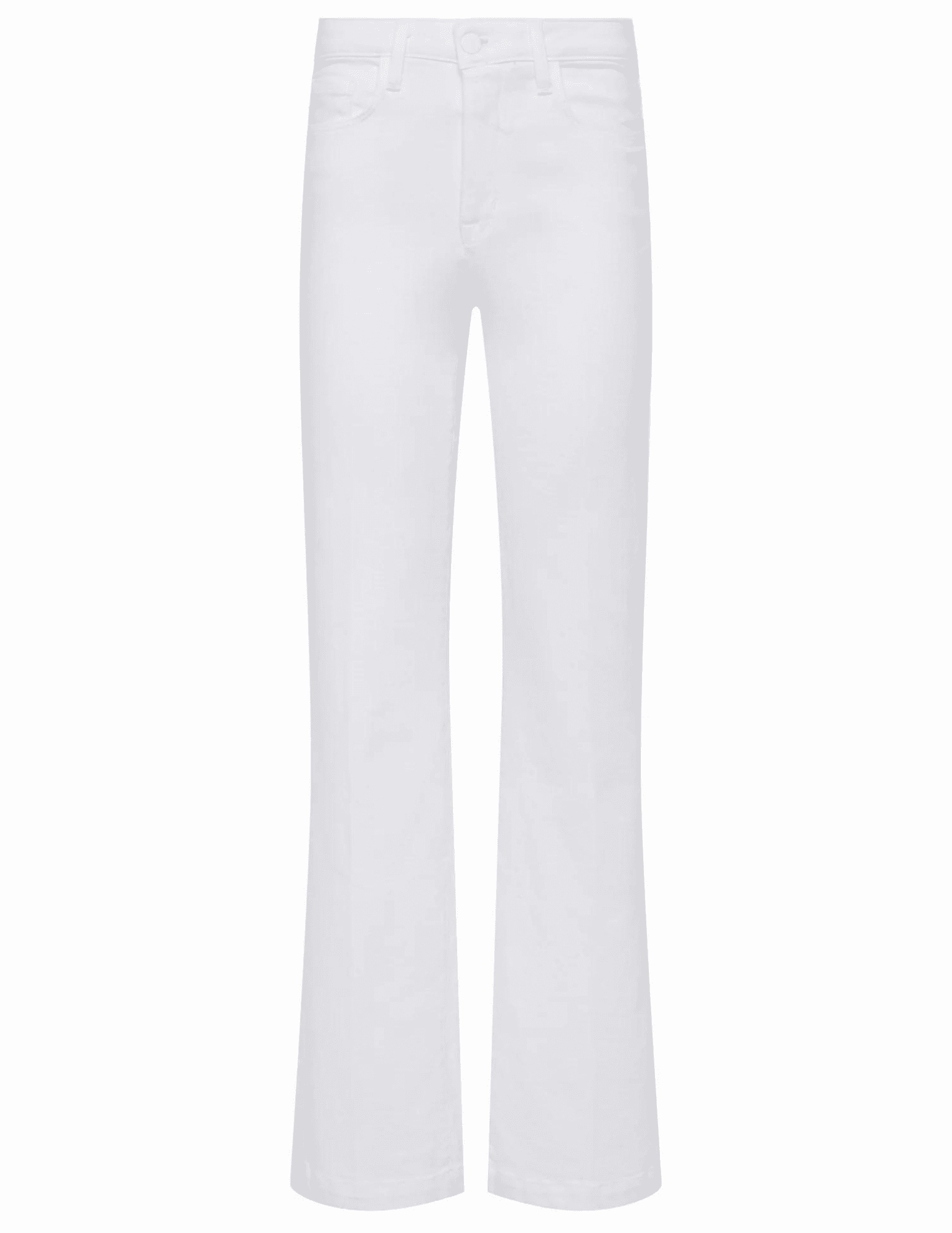L??AGENCE Scottie High Rise Wide Leg Jeans In Blanc Trendy Evening Stroll Straight Cut