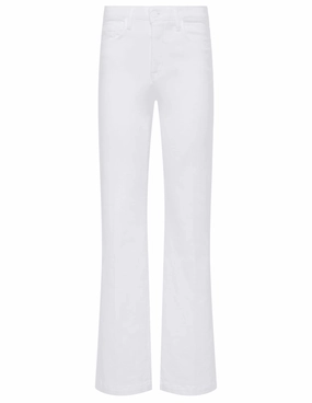L??AGENCE Scottie High Rise Wide Leg Jeans In Blanc Simple Choice