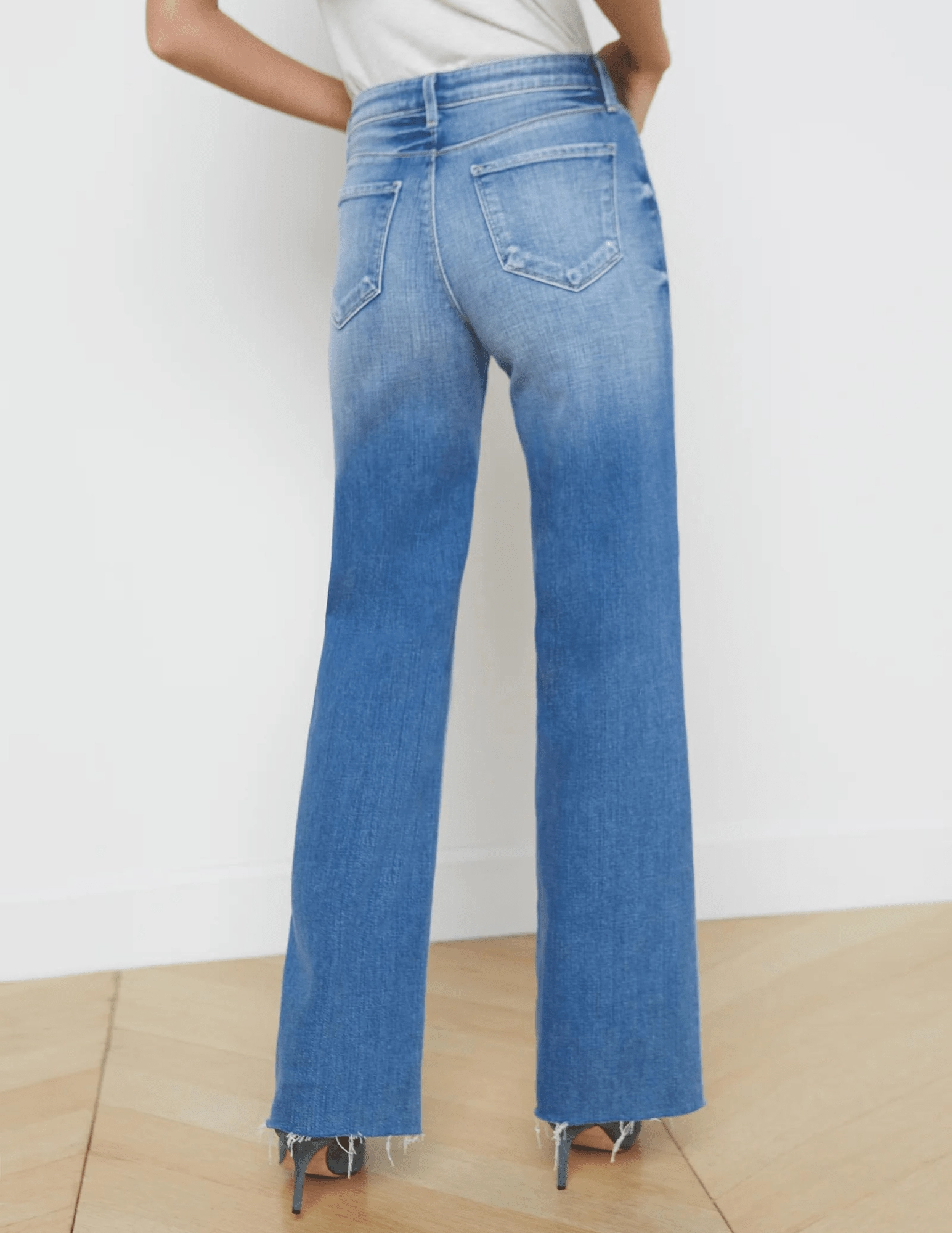 Sustainable Weekend Getaway L??AGENCE Scottie High Rise Wide Leg Jeans In Hayward