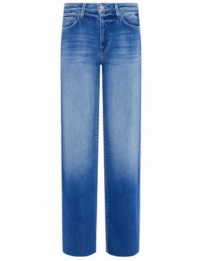 L??AGENCE Scottie High Rise Wide Leg Jeans In Hayward Easy Fashion Foundation Wear