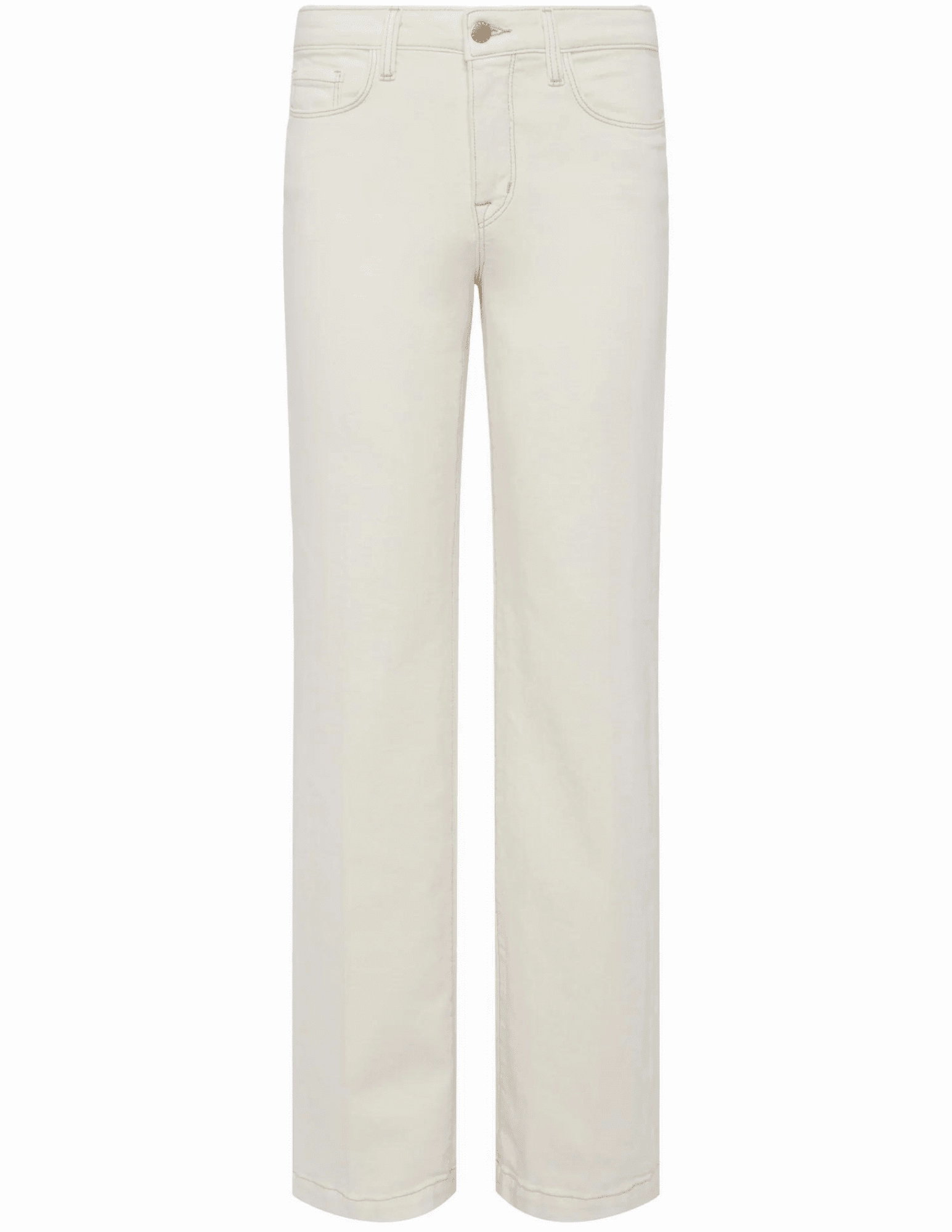 L??AGENCE Scottie High Rise Wide Leg Jeans In Macadamia WindproofLayer