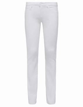 L??AGENCE Sneeki Low Rise Straight Leg Jeans in Blanc Year Rounder