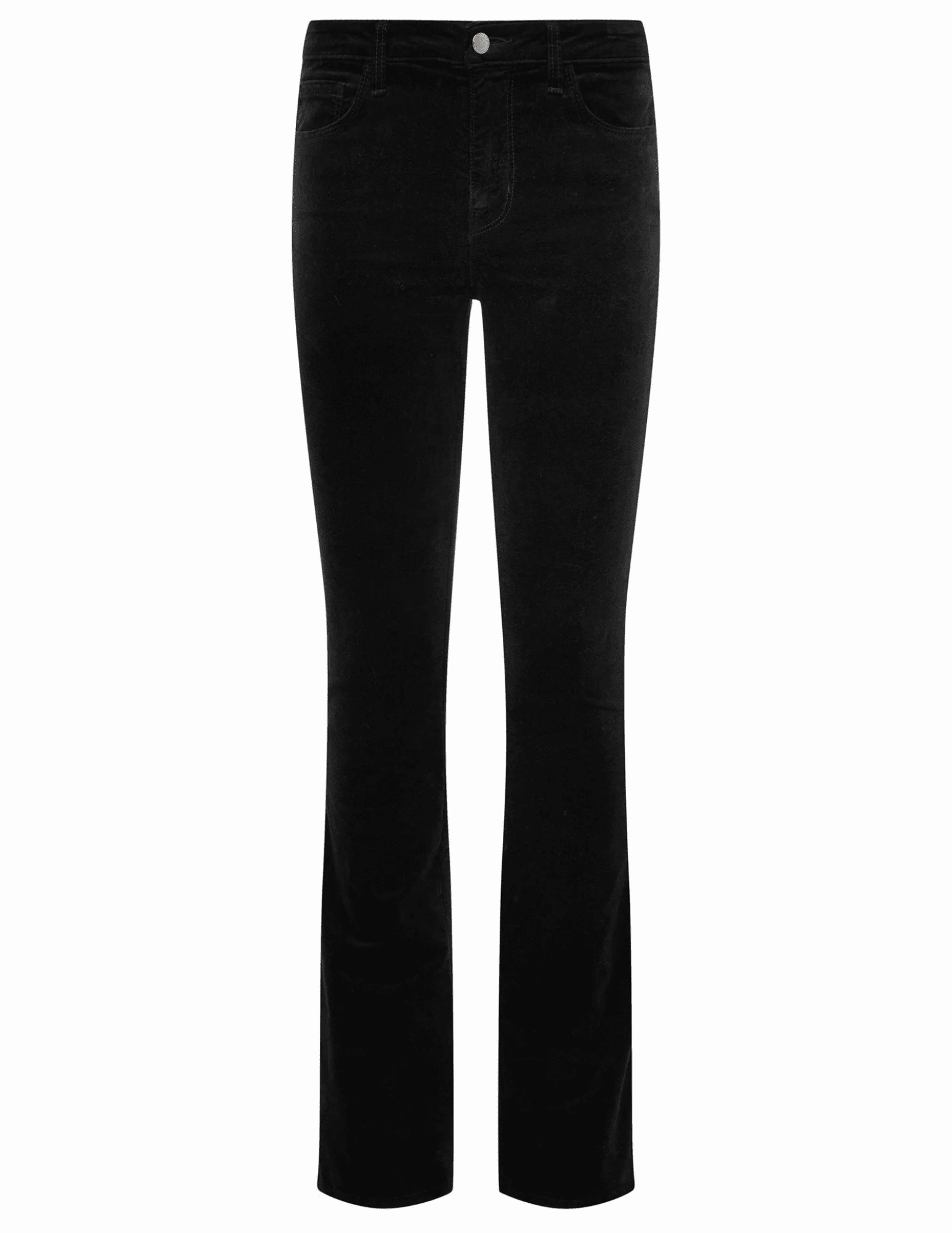 L'Agence Stevie Velvet Jeans in Noir Seasonal Wear
