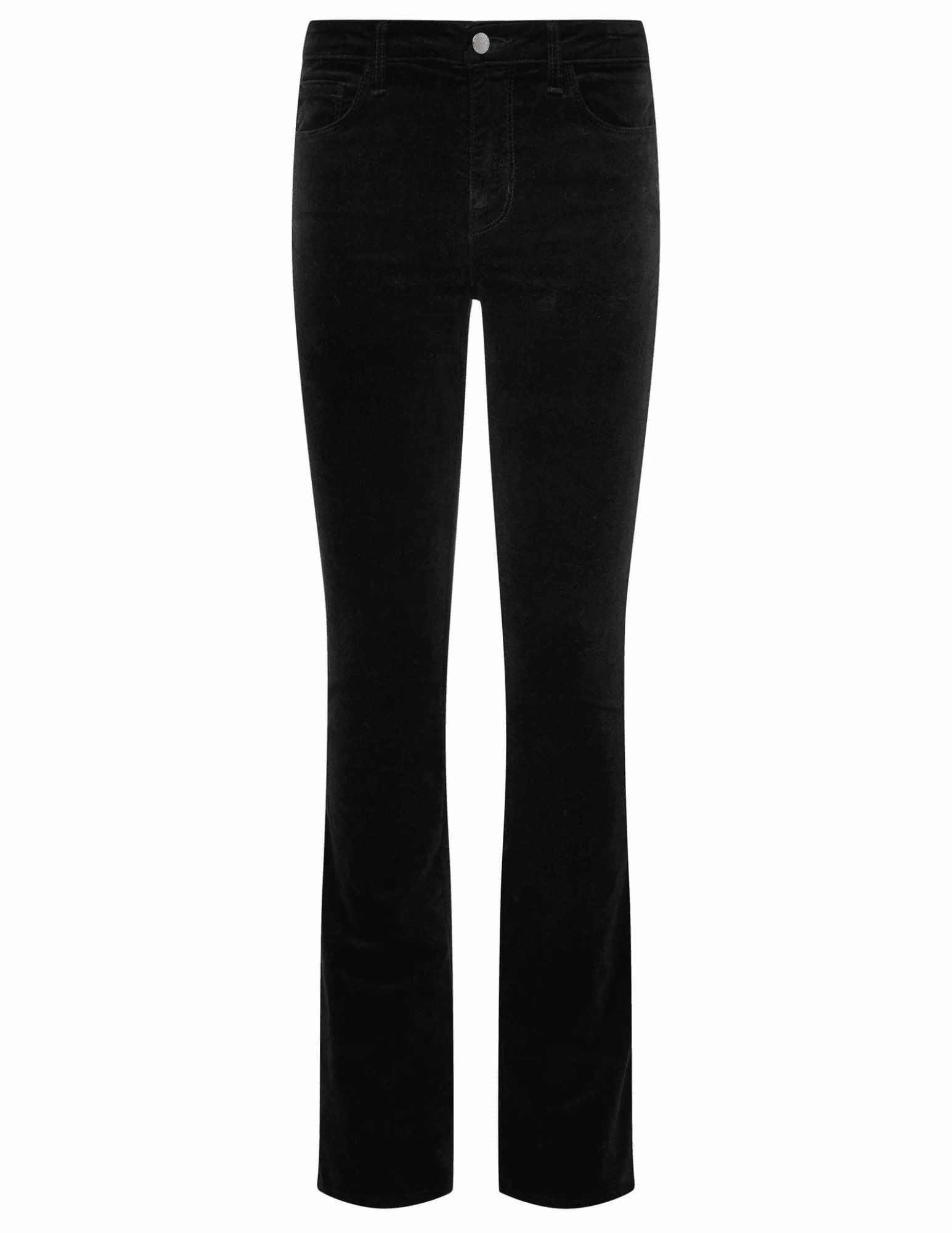 L'Agence Stevie Velvet Jeans in Noir Go To Piece
