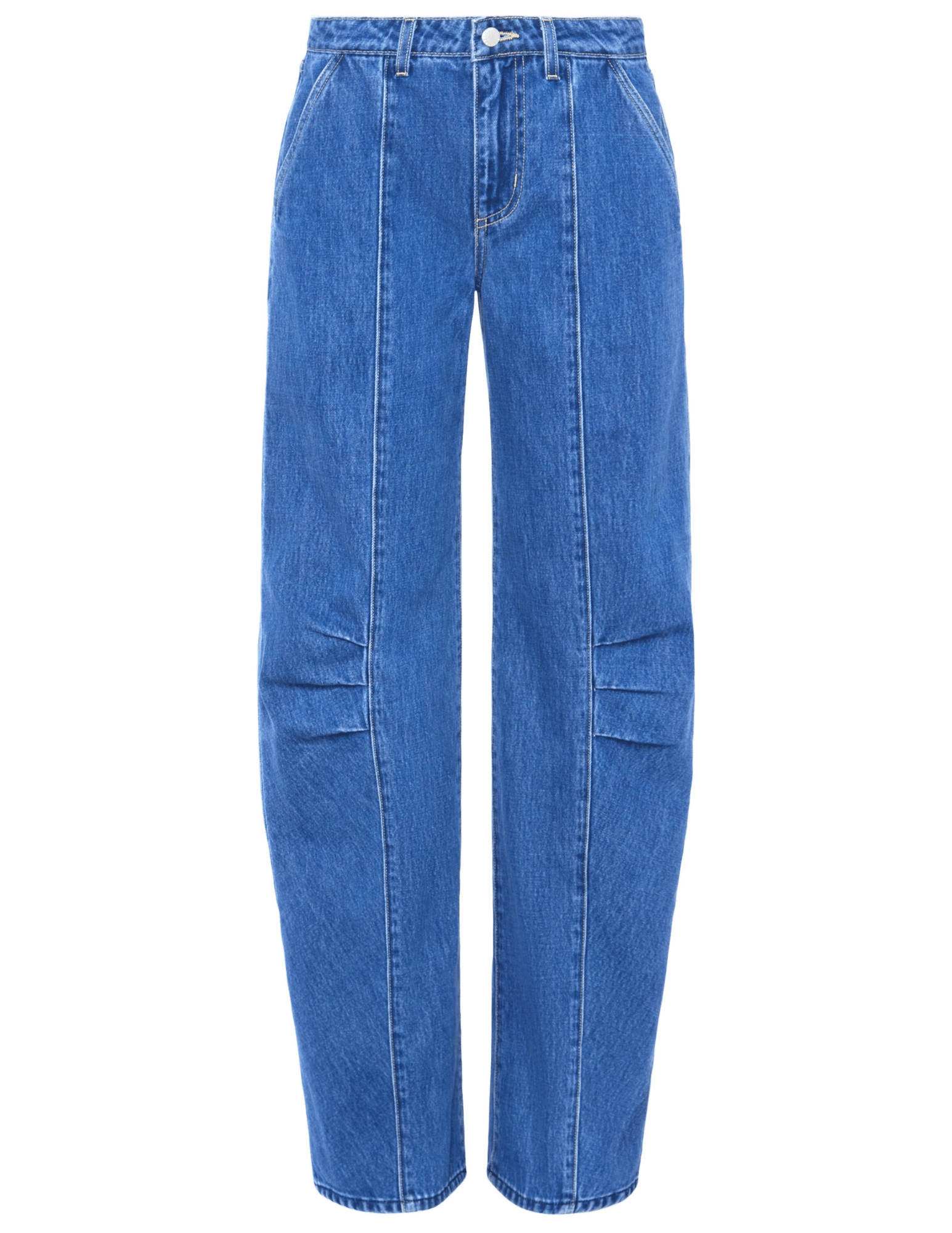 Multi Panel Construction L'AGENCE Zara High Rise Rodeo Jeans in Memphis