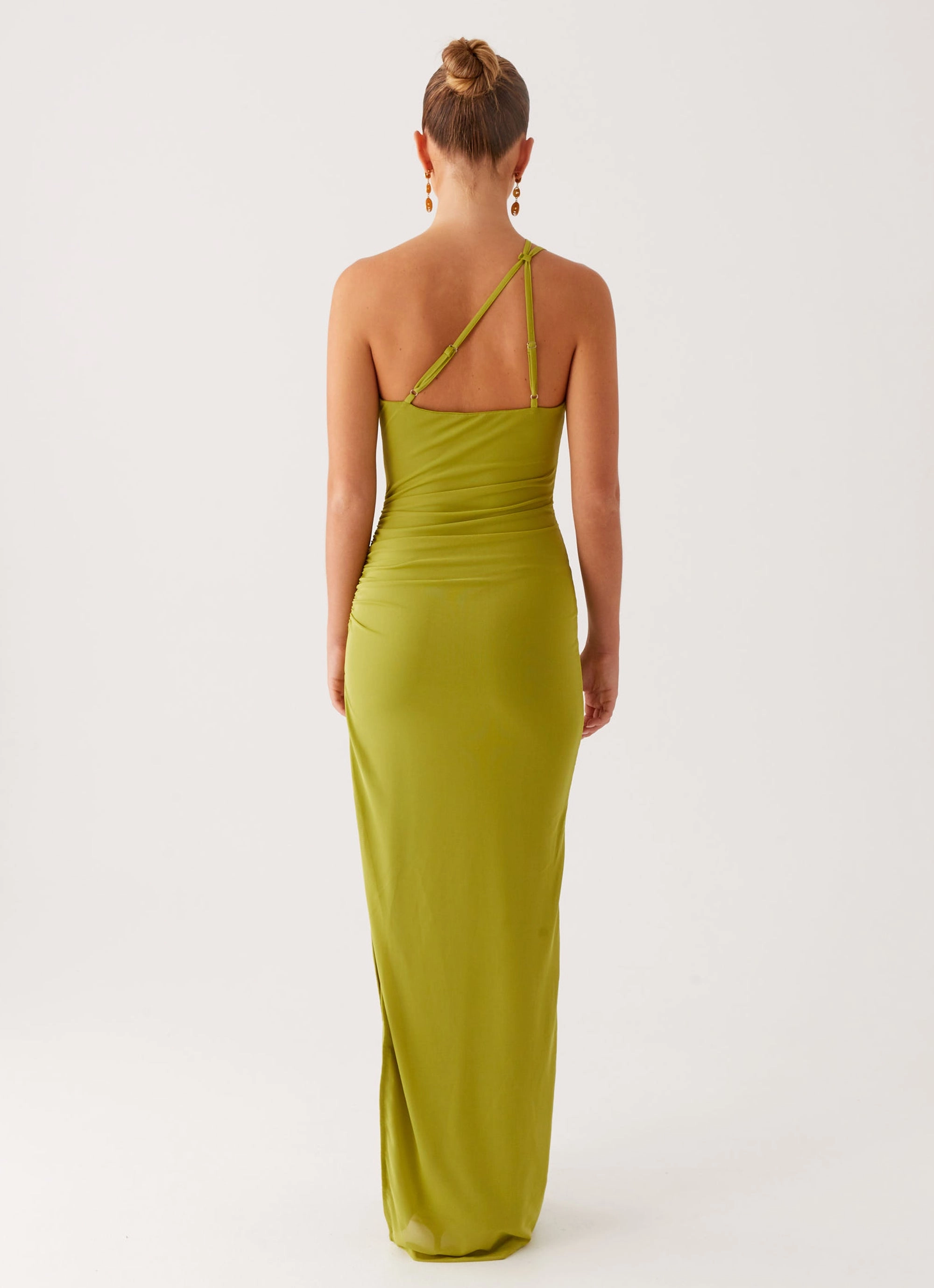 Formal Style Fresh Tones Lamara Maxi Dress - Green