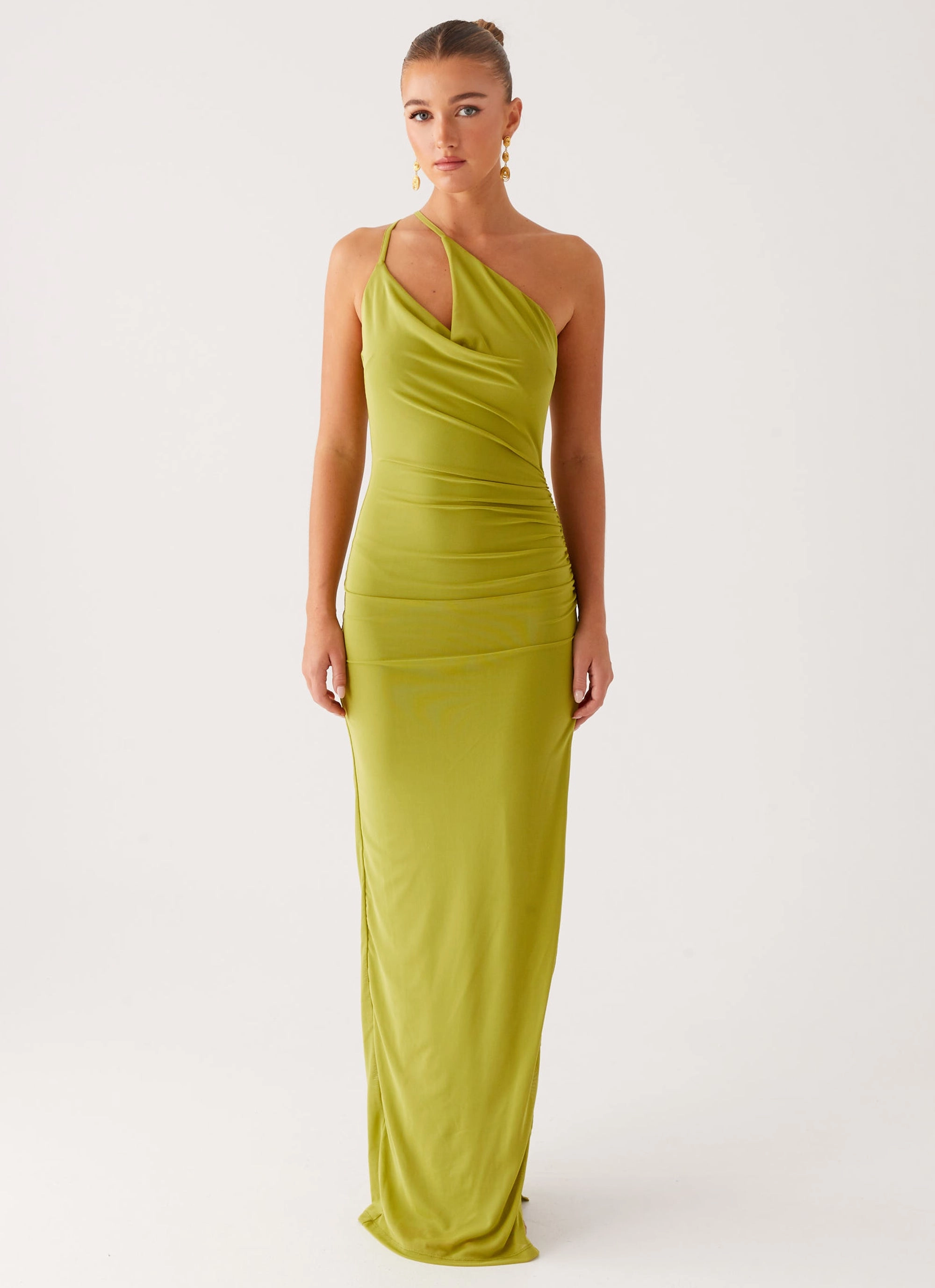 Lamara Maxi Dress - Green Refined Aesthetic Free Shape