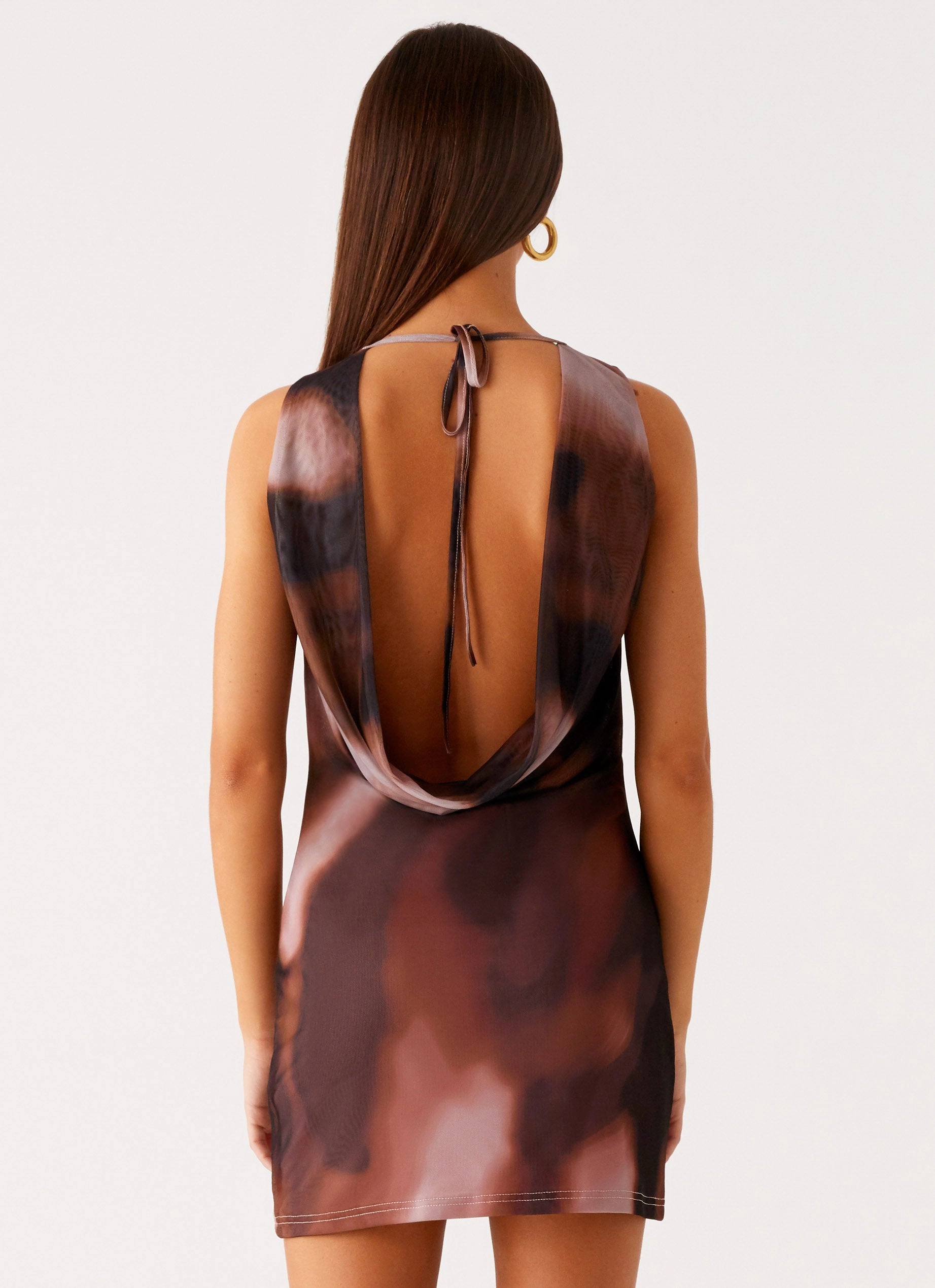 Larson Mini Dress - Black Gradient Power Soft