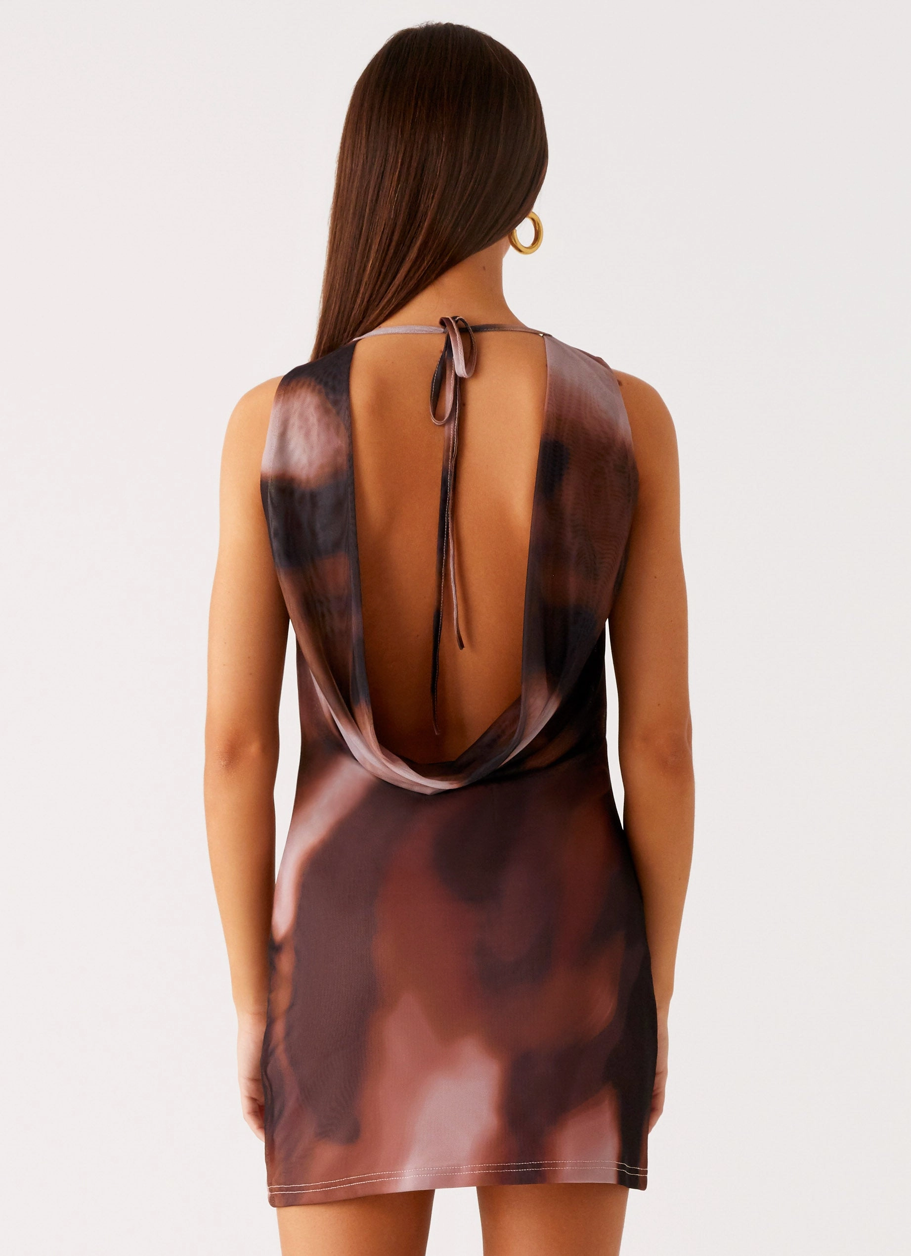 Larson Mini Dress - Black Gradient Stylish Choice Social Charm