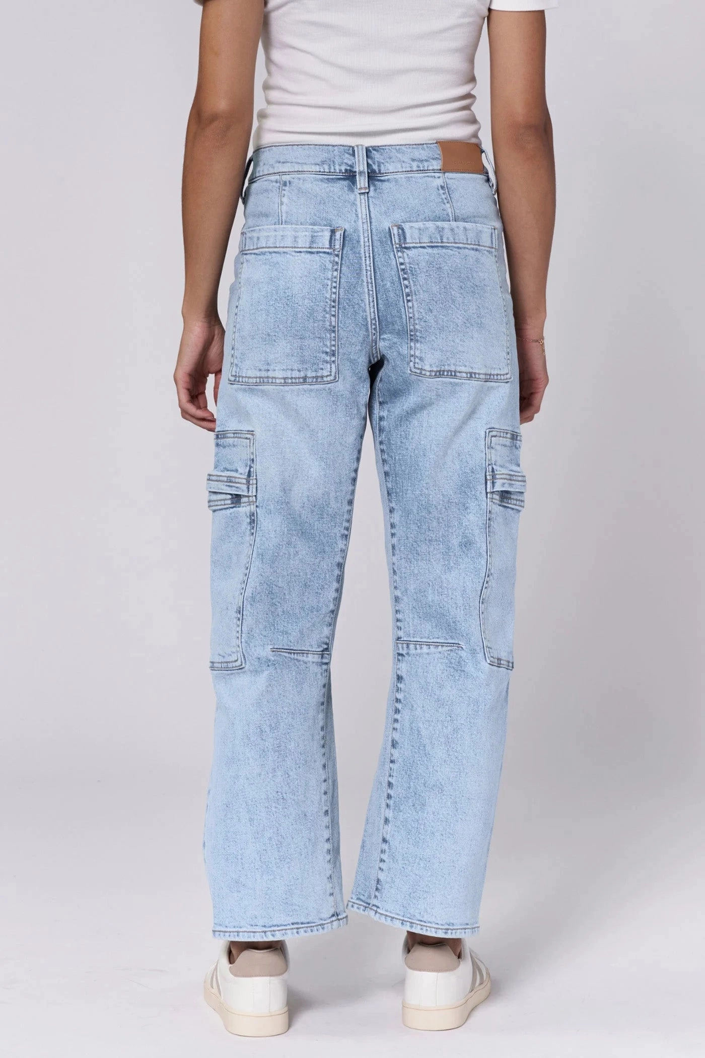 EasyCareFabric Lasso High Rise Cropped Jeans - Tejano Blue