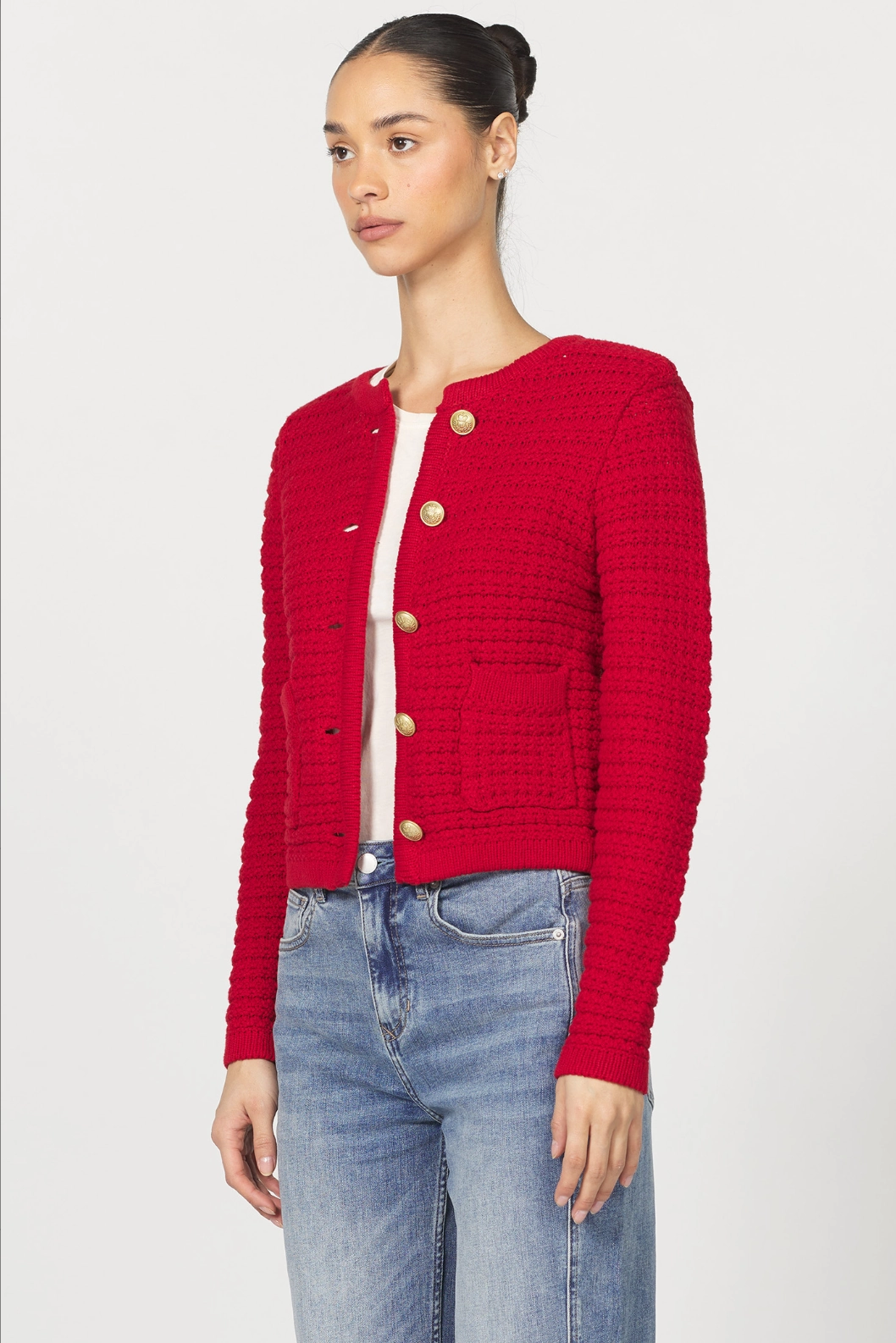 Cambria Cardigan Elasticated Hem