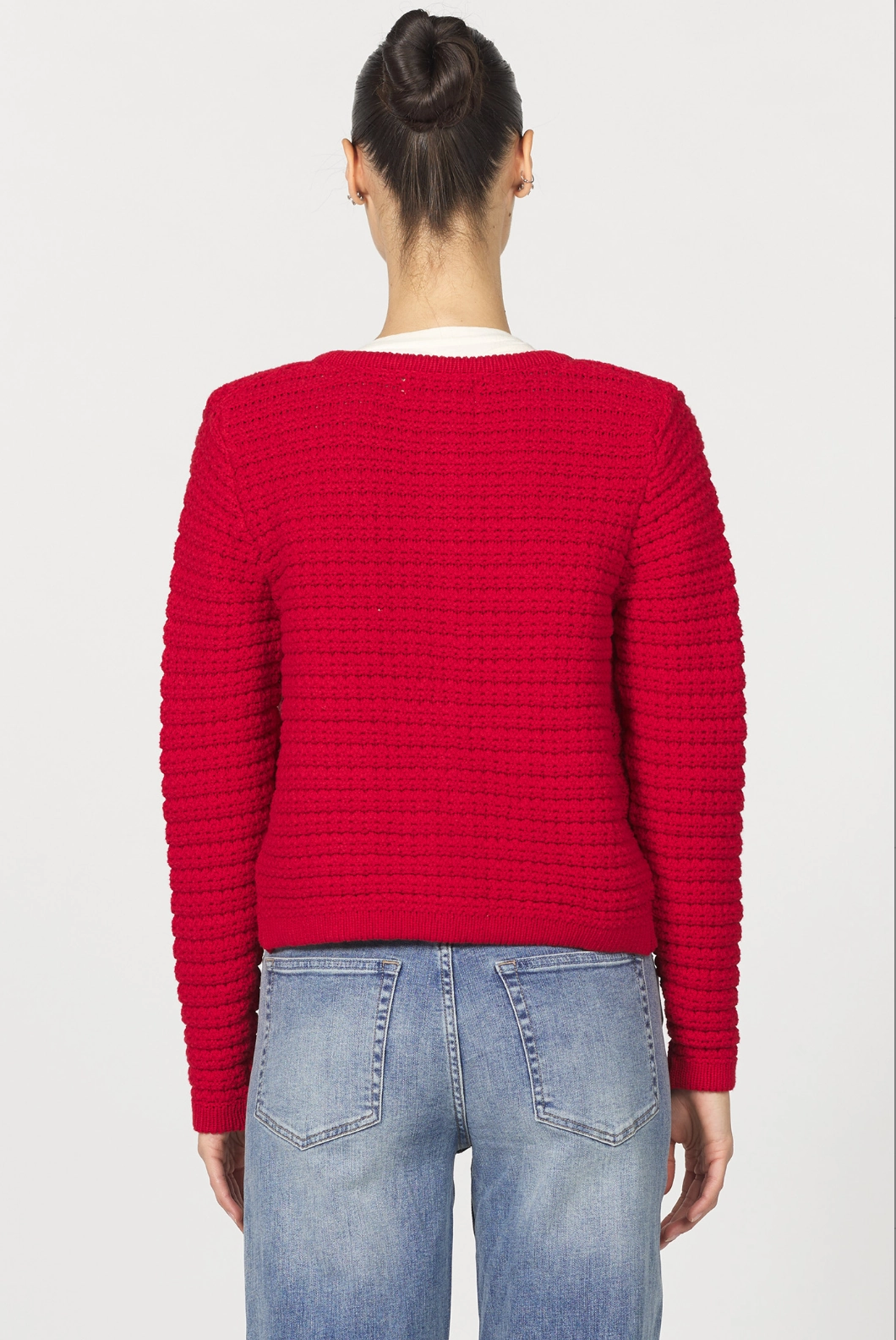 Architectural Tailoring Double Chest Pocket Cambria Cardigan