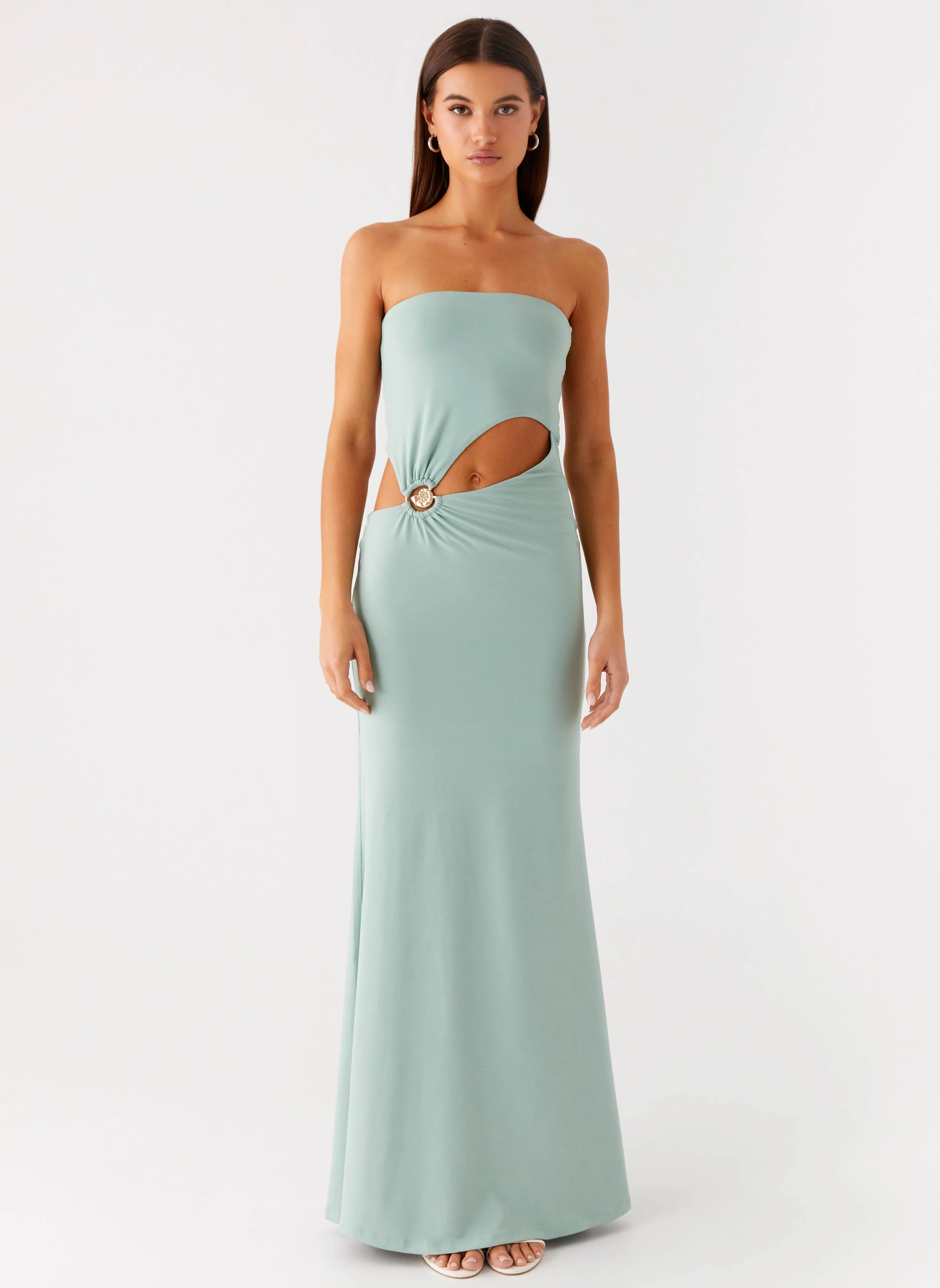 Fresh Motion Laurella Maxi Dress - Sage